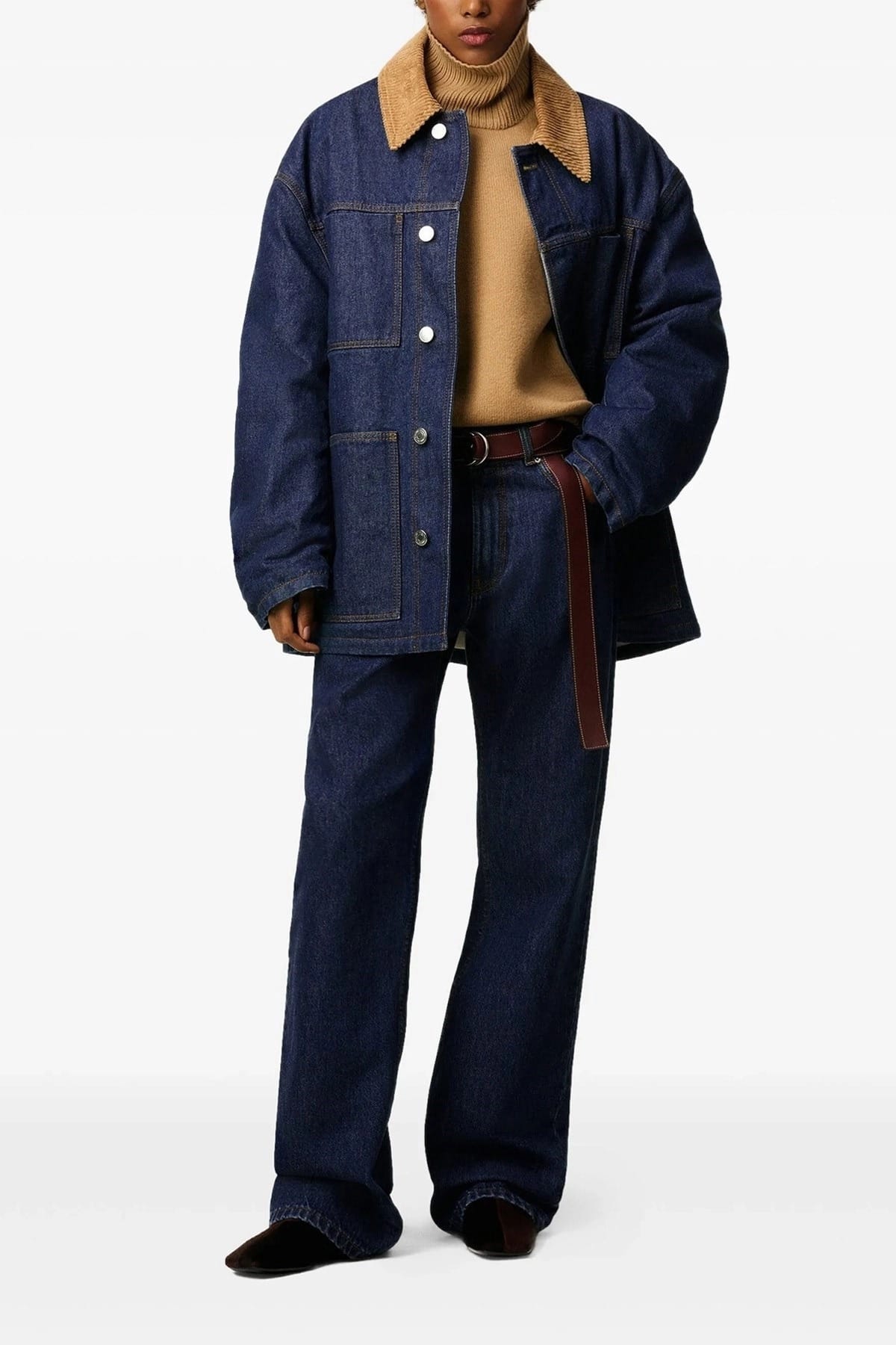 Ami Paris Veste en denim style worker - alternate view