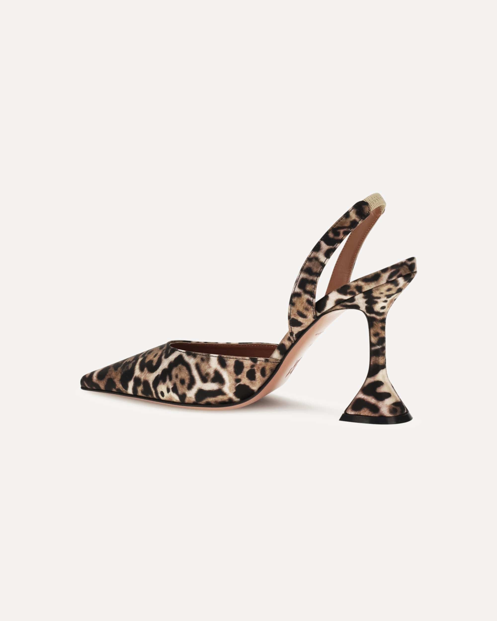 Amina Muaddi Amina Muaddi Holli Leopard Print Pumps