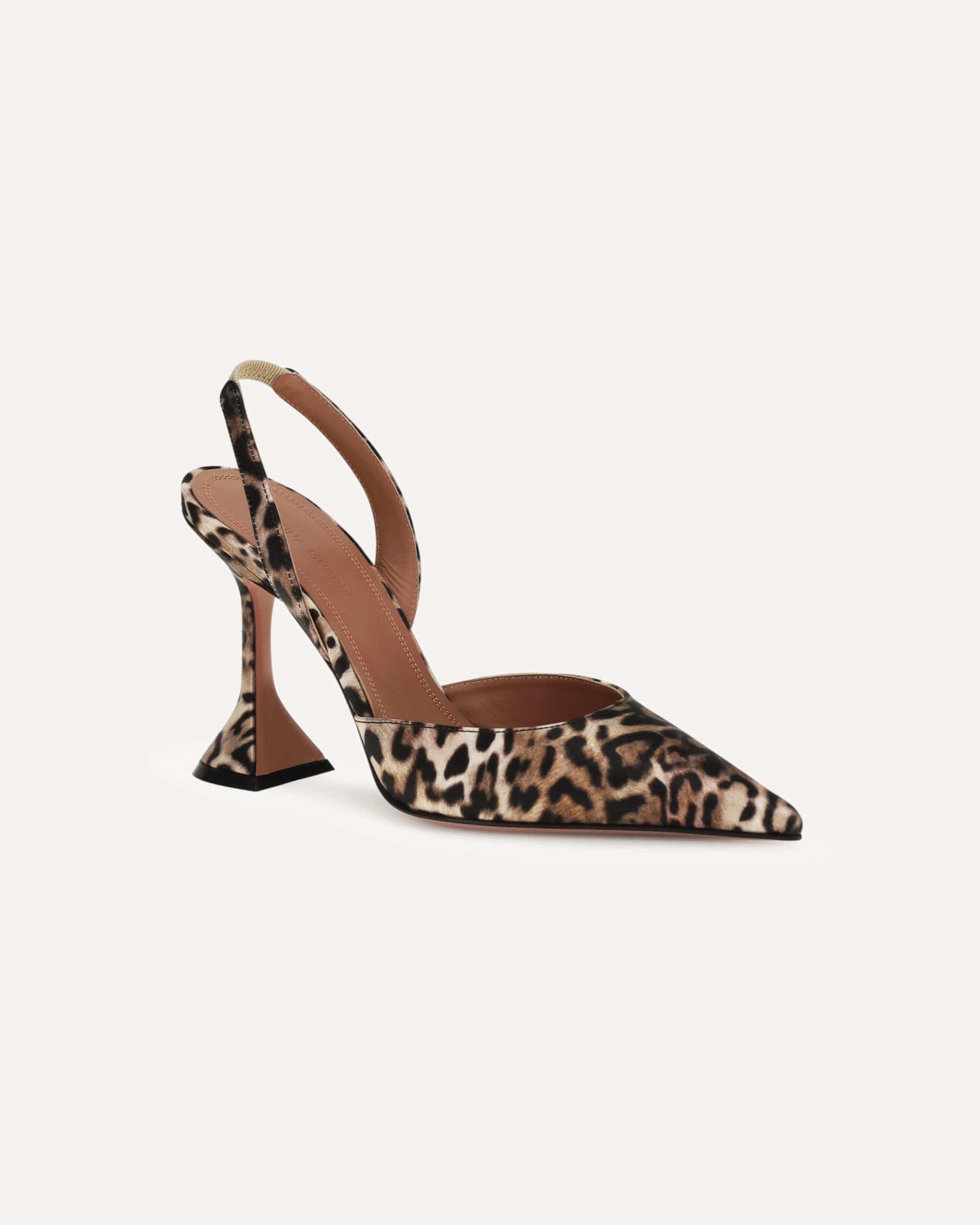 Amina Muaddi Holli Leopard Print Pumps - alternate view