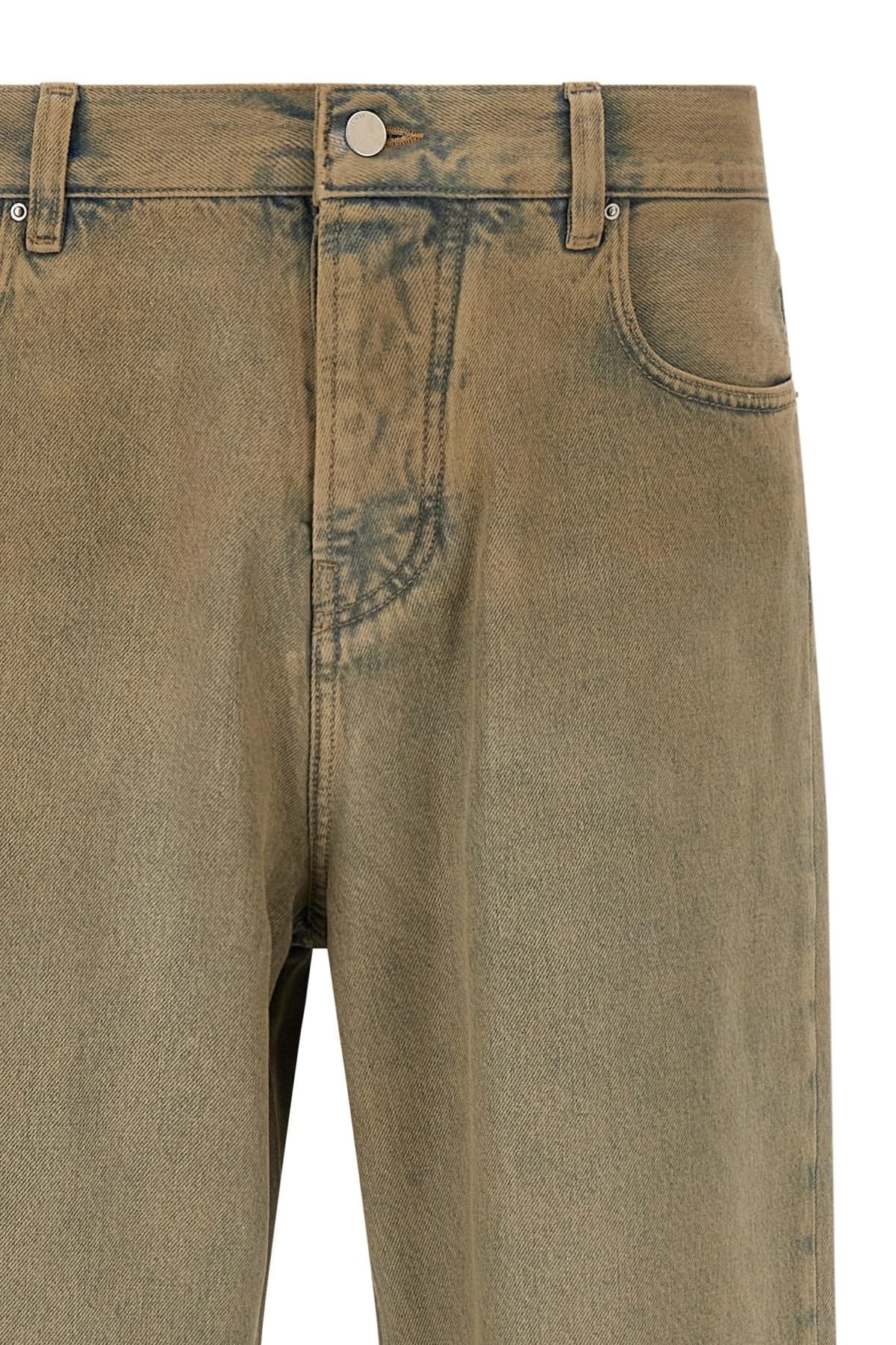 Amiri Amiri Beige Wide Leg Jeans