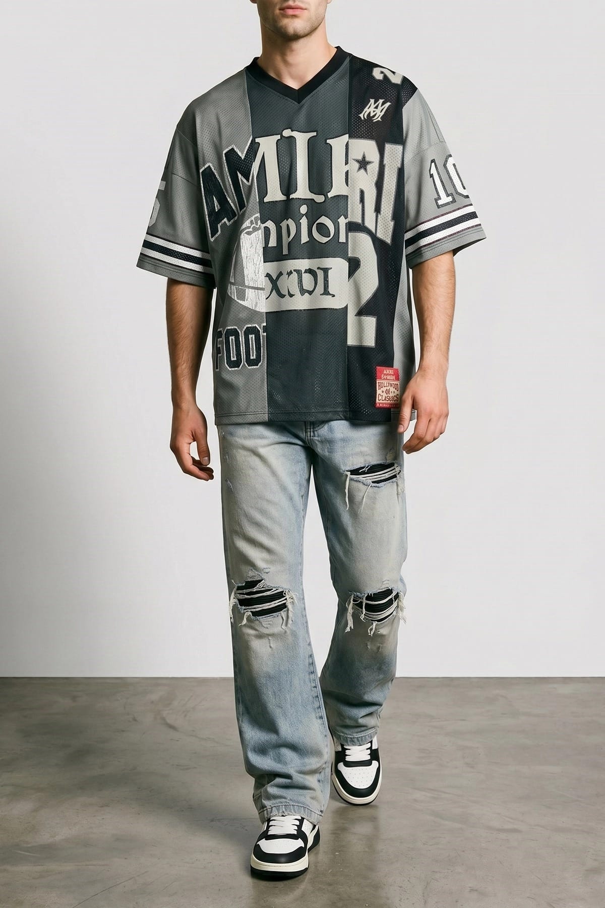 Amiri Quad Debossed Classic Low Sneakers - alternate view