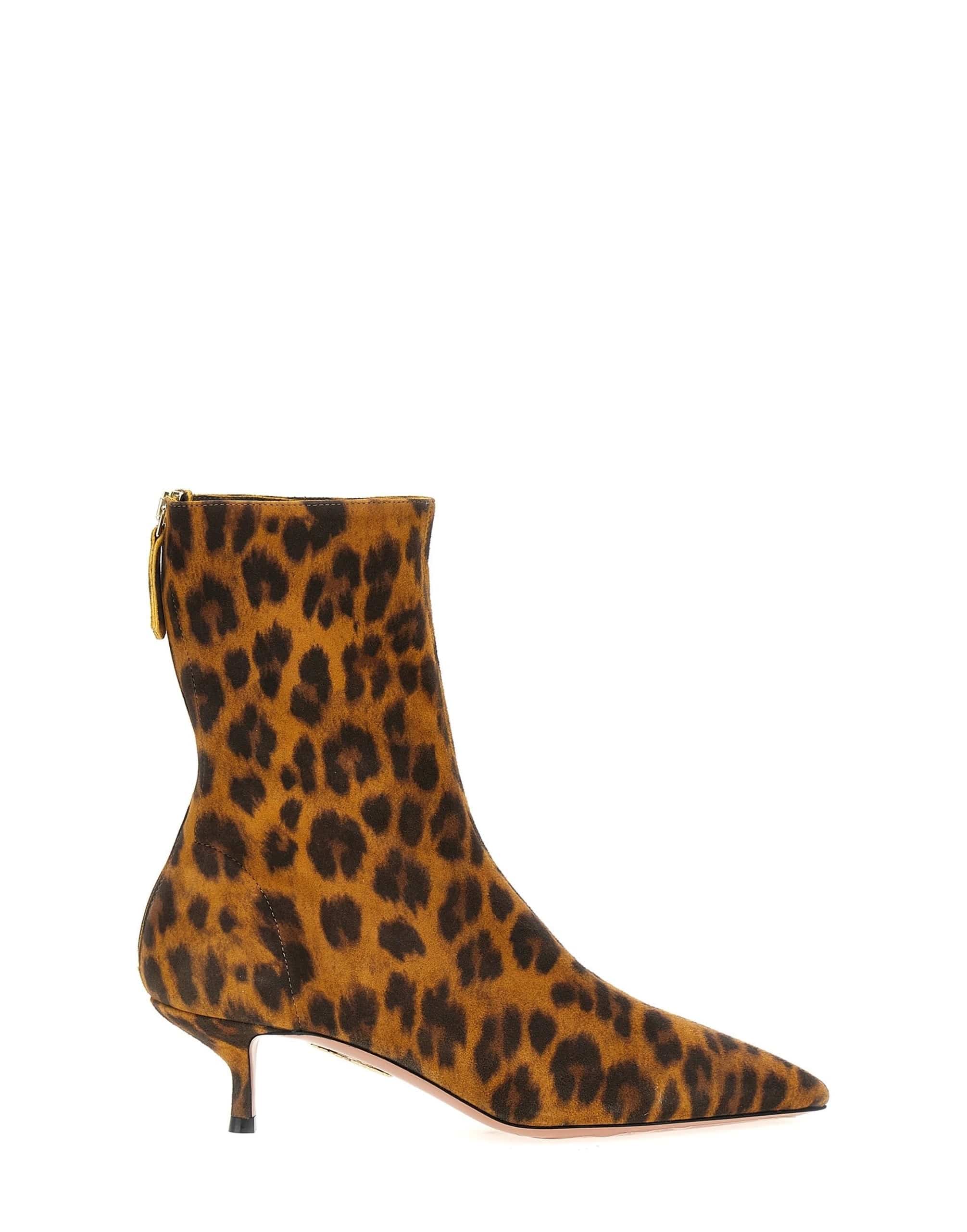 Aquazzura Aquazzura Montmartre Leopard Ankle Boots