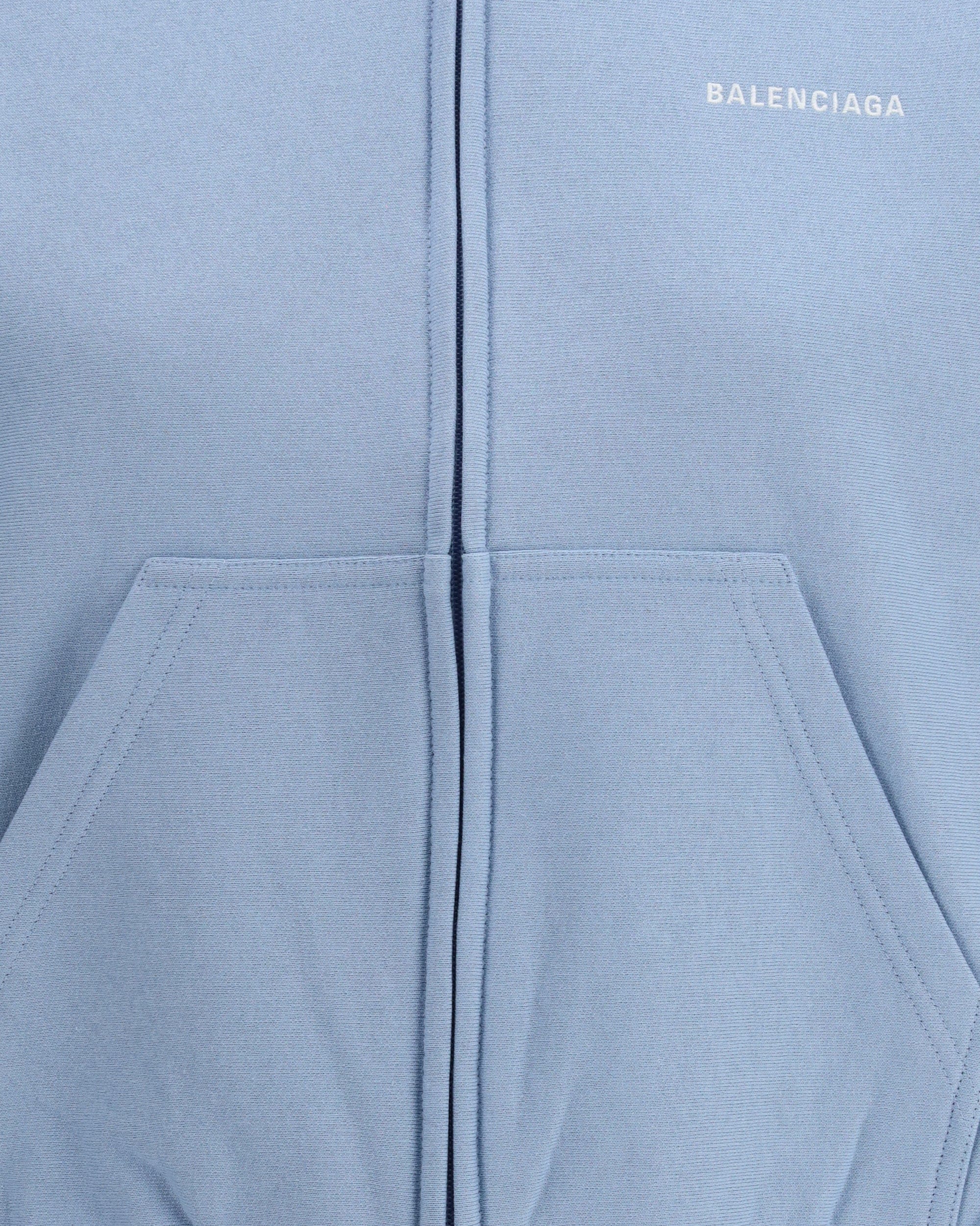 Balenciaga Back Zip-Up Hoodie