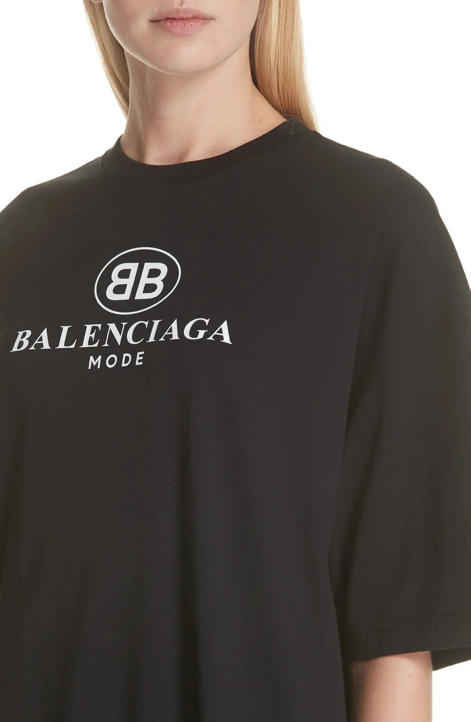 Balenciaga BBロゴ特大Tシャツ | Sendegaro US Balenciaga BBロゴ特大Tシャツ | Sendegaro US