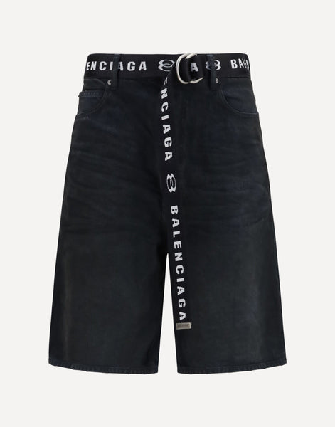 Balenciaga Shorts jeans japoneses com cinto | Sendegaro BR