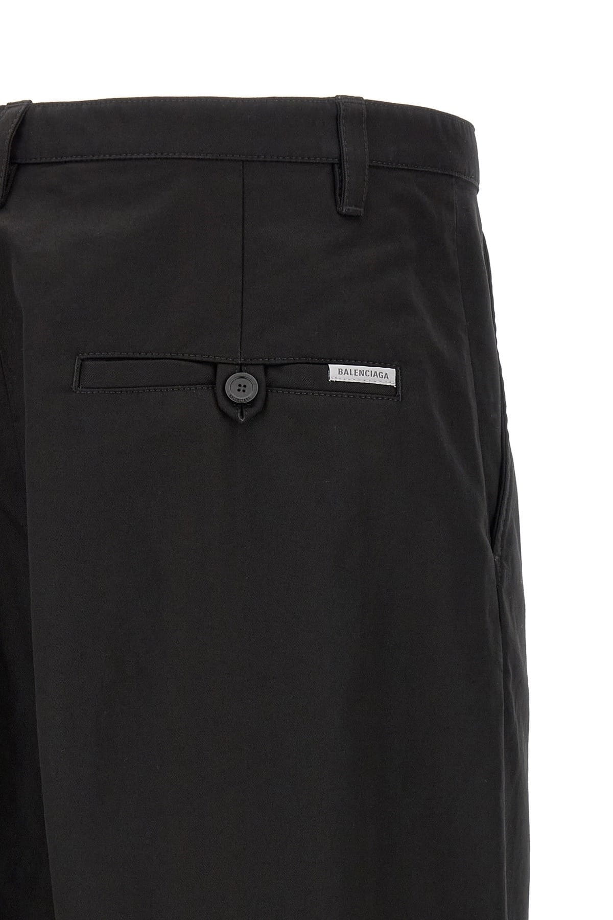 Balenciaga Balenciaga Black Chino Twill Pants