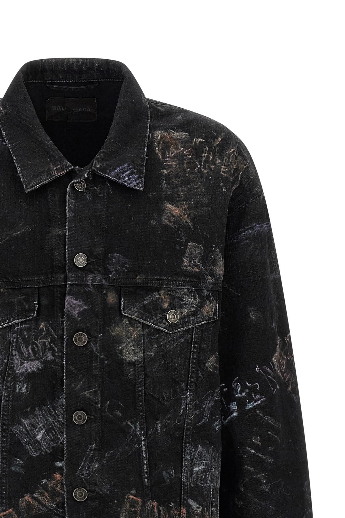 Balenciaga Balenciaga Black Oversize Denim Jacket