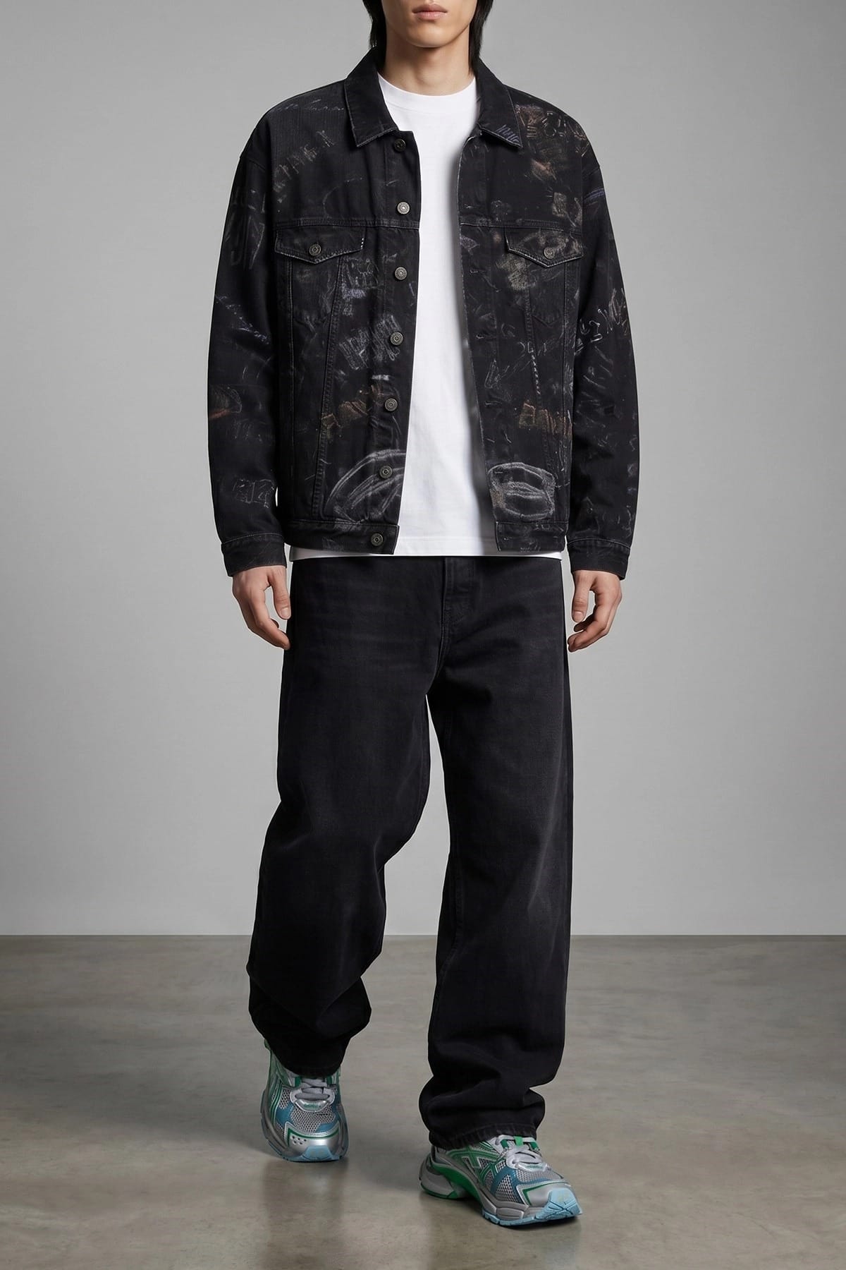 Balenciaga Black Oversize Denim Jacket | Sendegaro ZA
