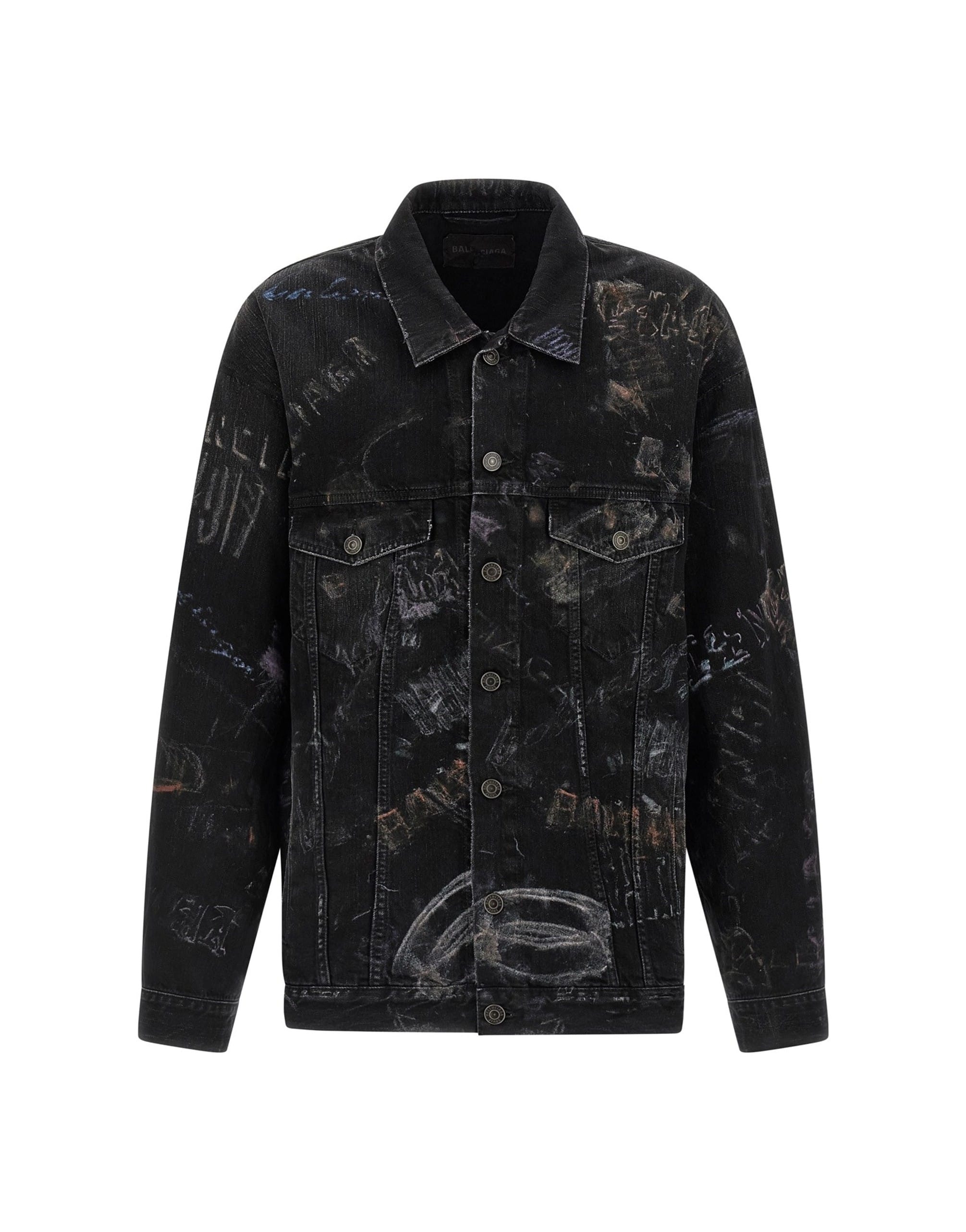 Balenciaga Balenciaga Black Oversize Denim Jacket