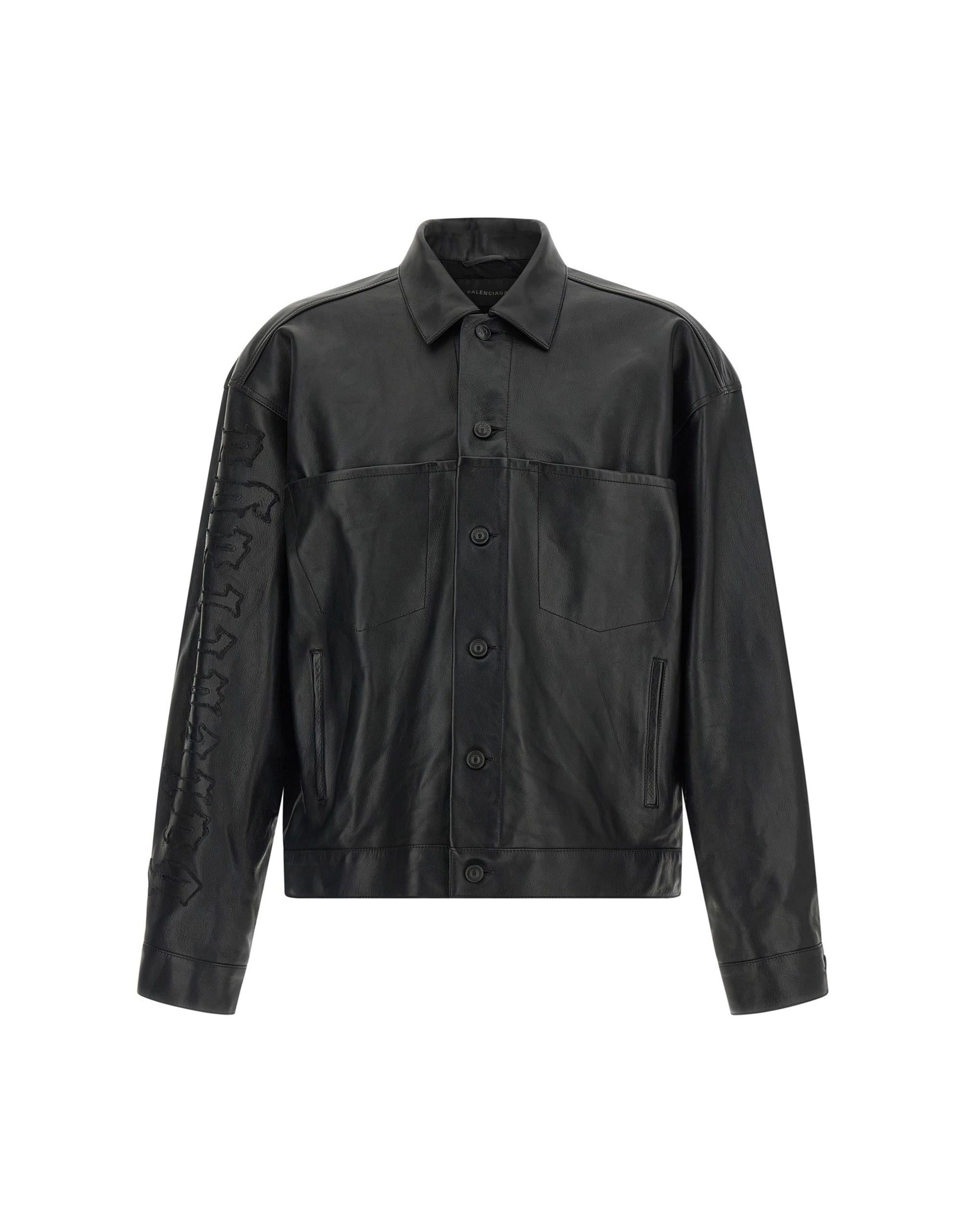 Balenciaga Balenciaga Buffalo Leather Shirt Jacket