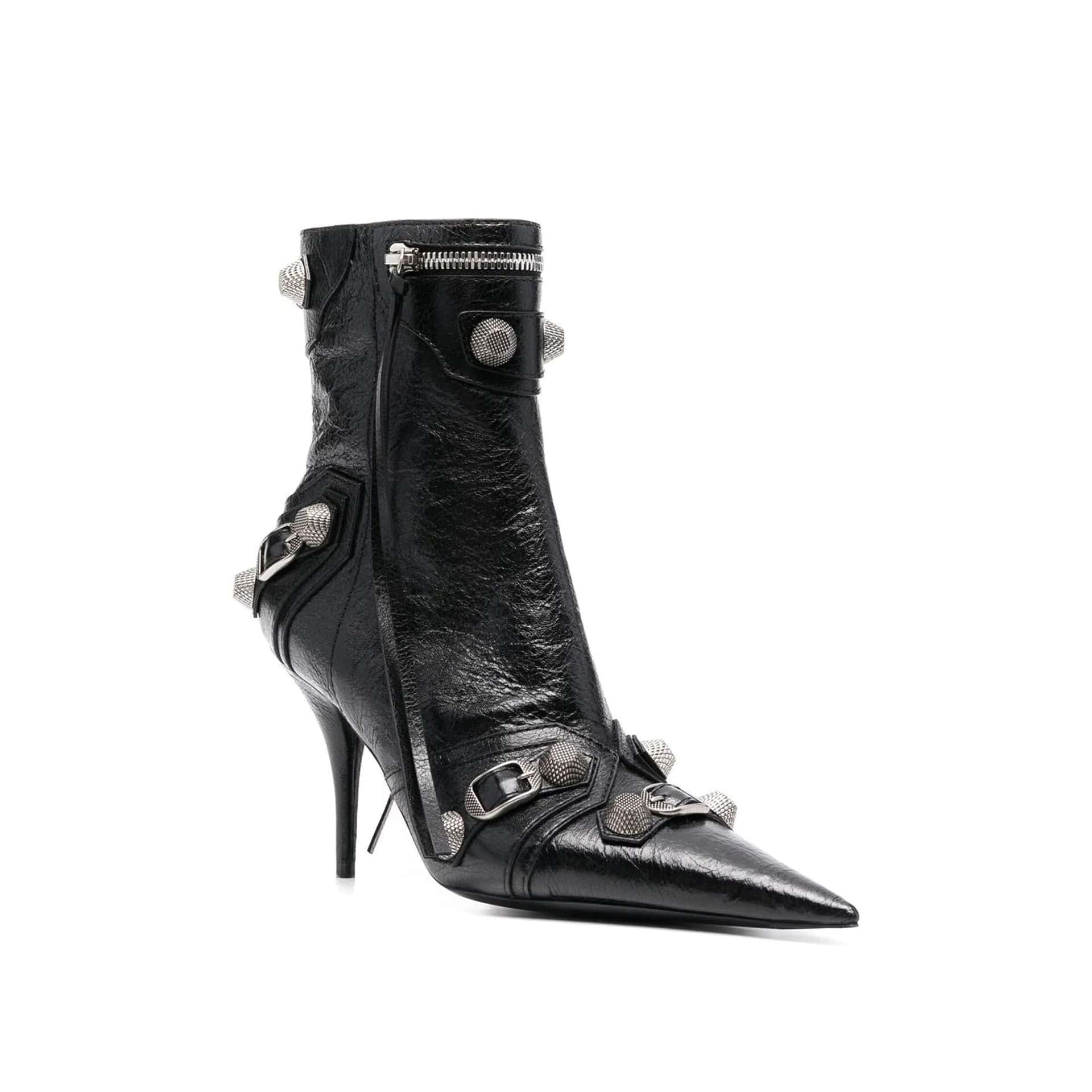 Balenciaga Stivaletti Cagole con punta affusolata e borchie - alternate view