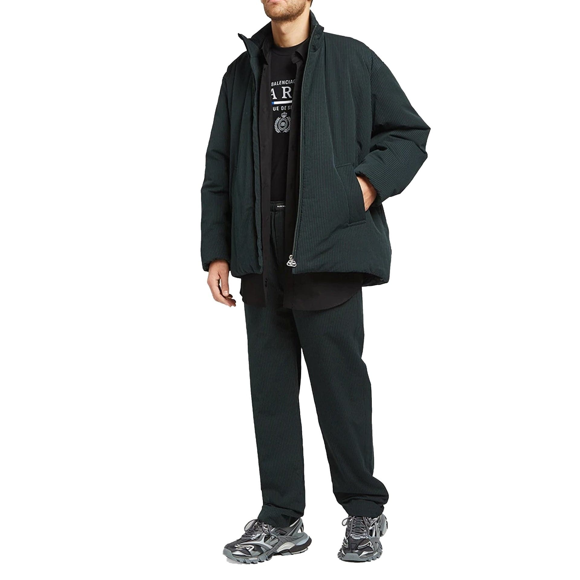 Balenciaga Cantone Logo Cotton Jacket