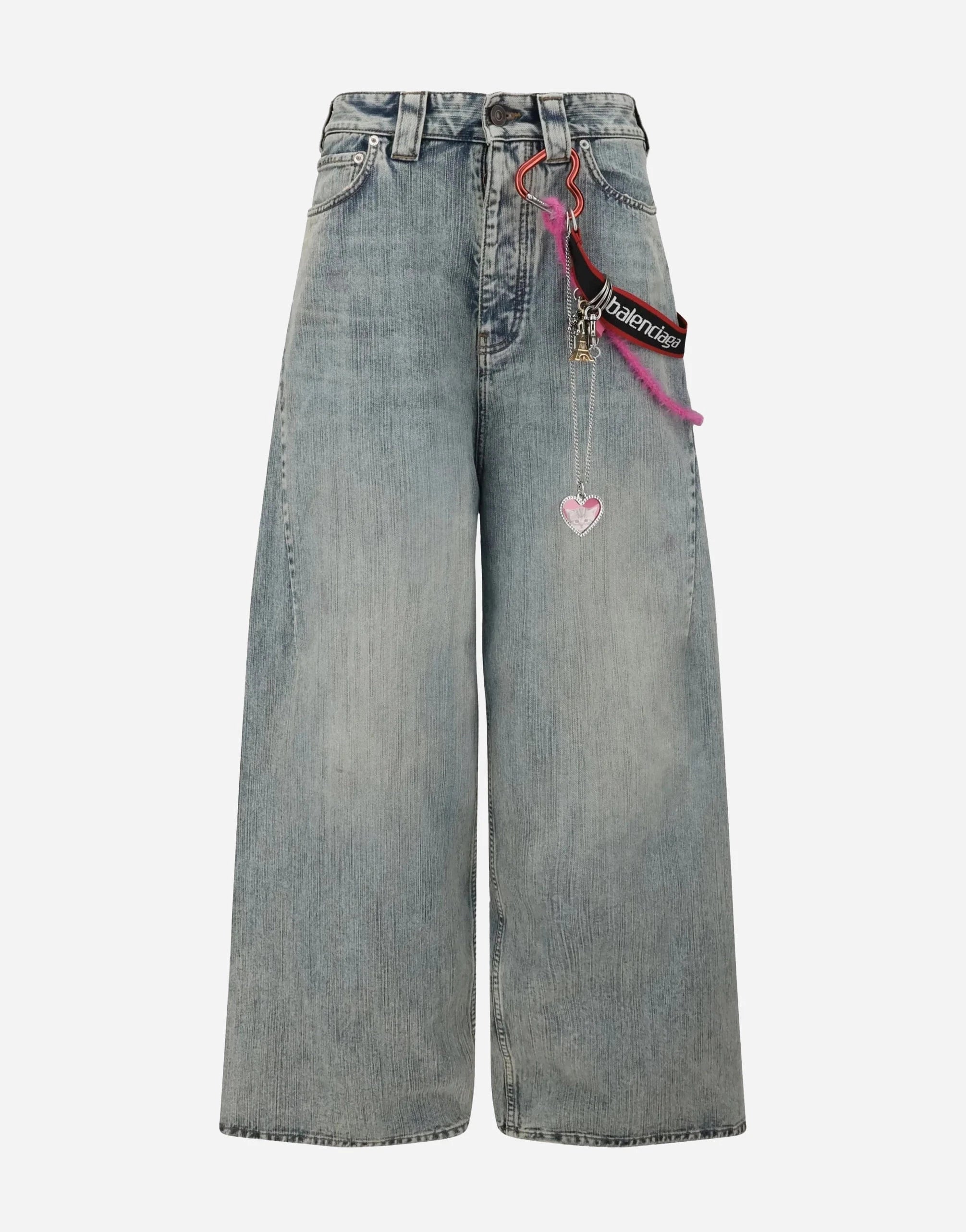 Balenciaga Charms Wide Leg Jeans