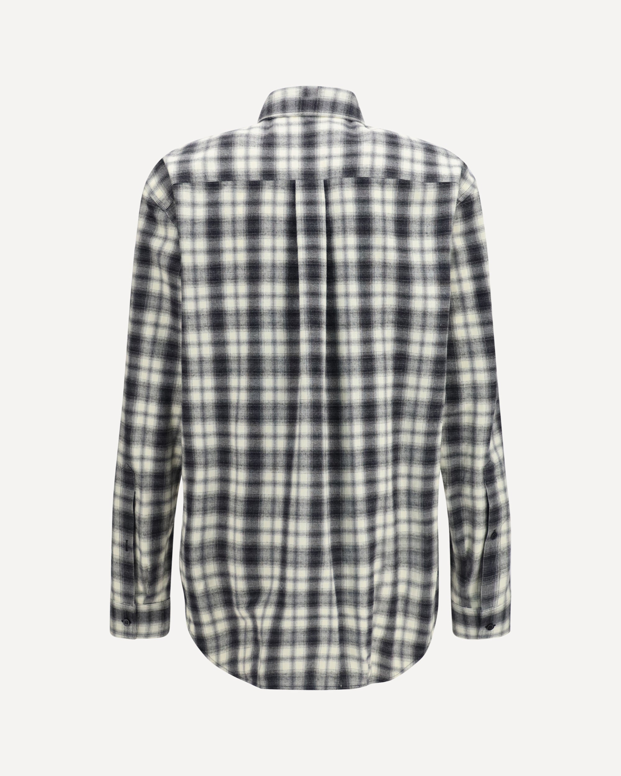 Balenciaga Checked Cotton Flannel Shirt - alternate view