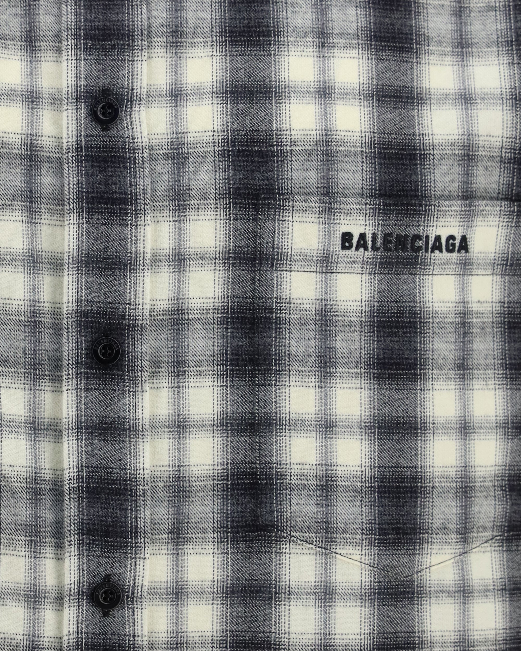 チェック バレンシアガ シャツ Balenciaga チェック柄コットン
