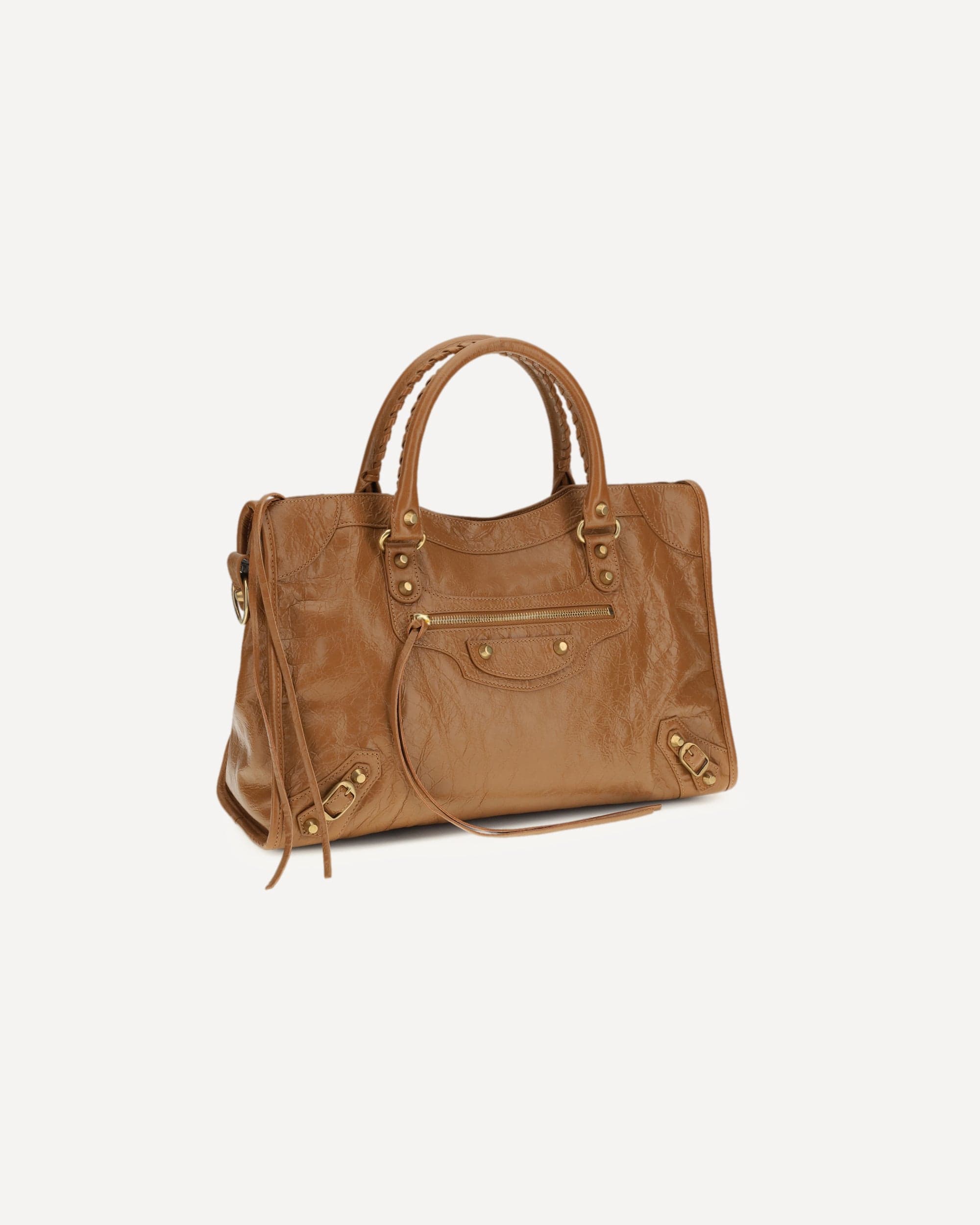 BALENCIAGA シティ ショルダーバッグ ブラウン エディターズバッグ BALENCIAGA シティ ショルダーバッグ ブラウン エディターズバッグ