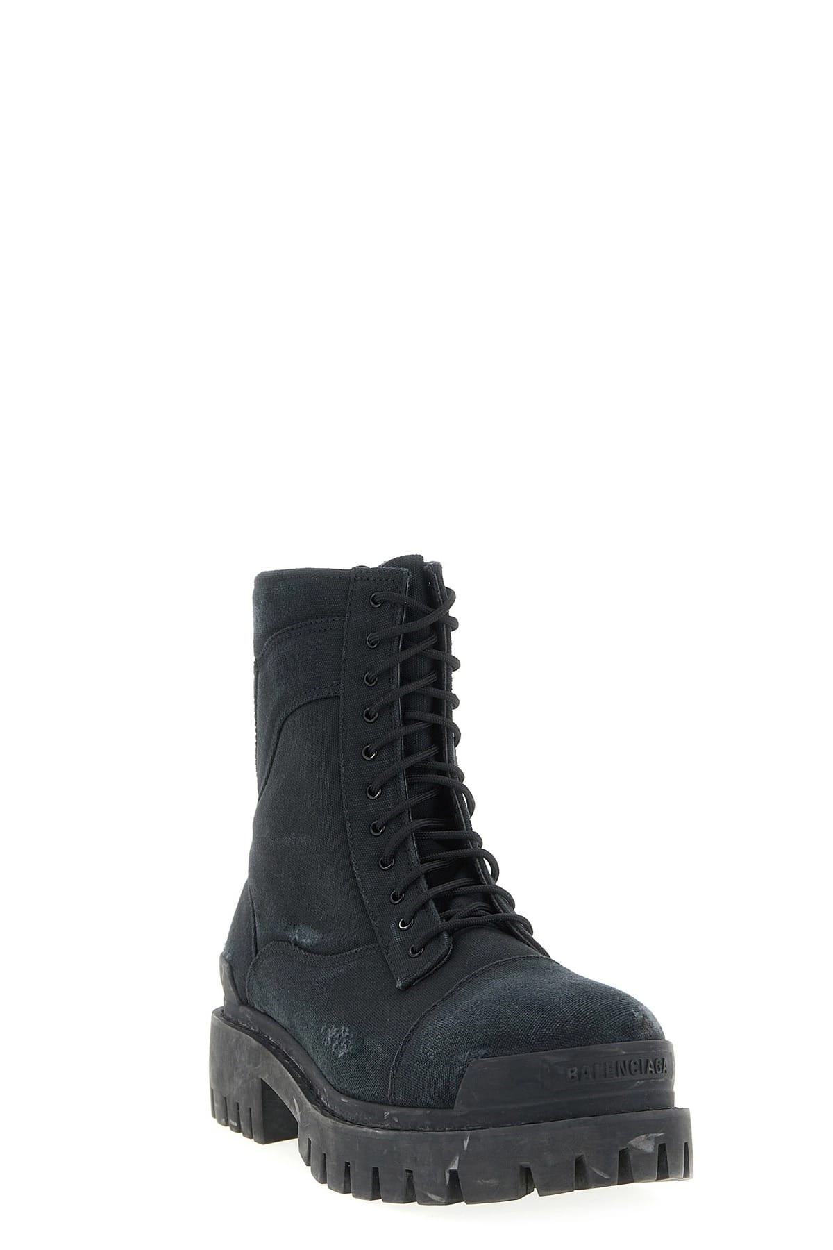 Balenciaga Balenciaga Combat Strike Canvas Boots