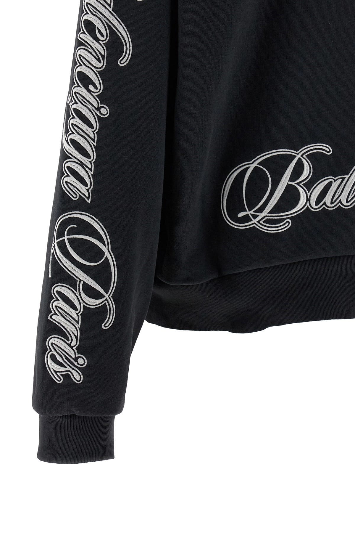 Balenciaga Balenciaga Cursive Embroidered Hoodie