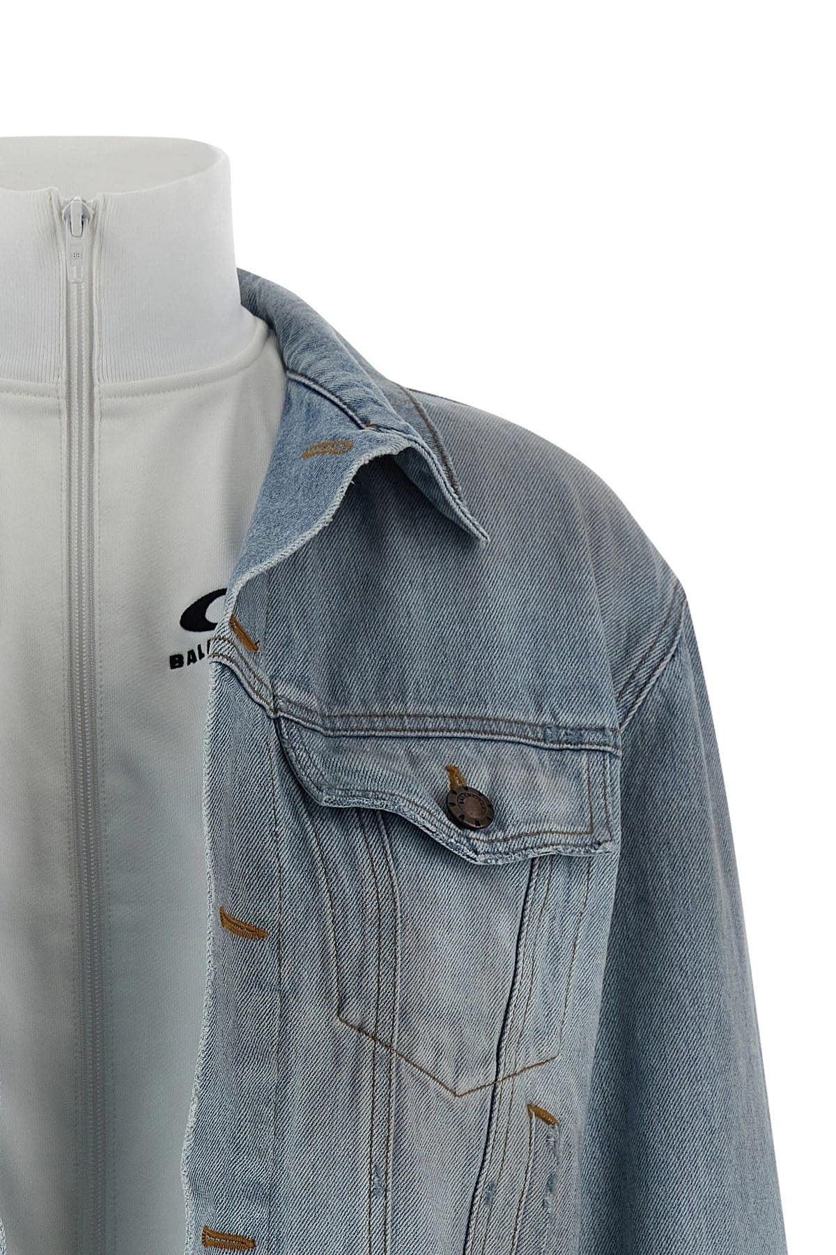 Balenciaga Balenciaga Double Layer Denim Jacket