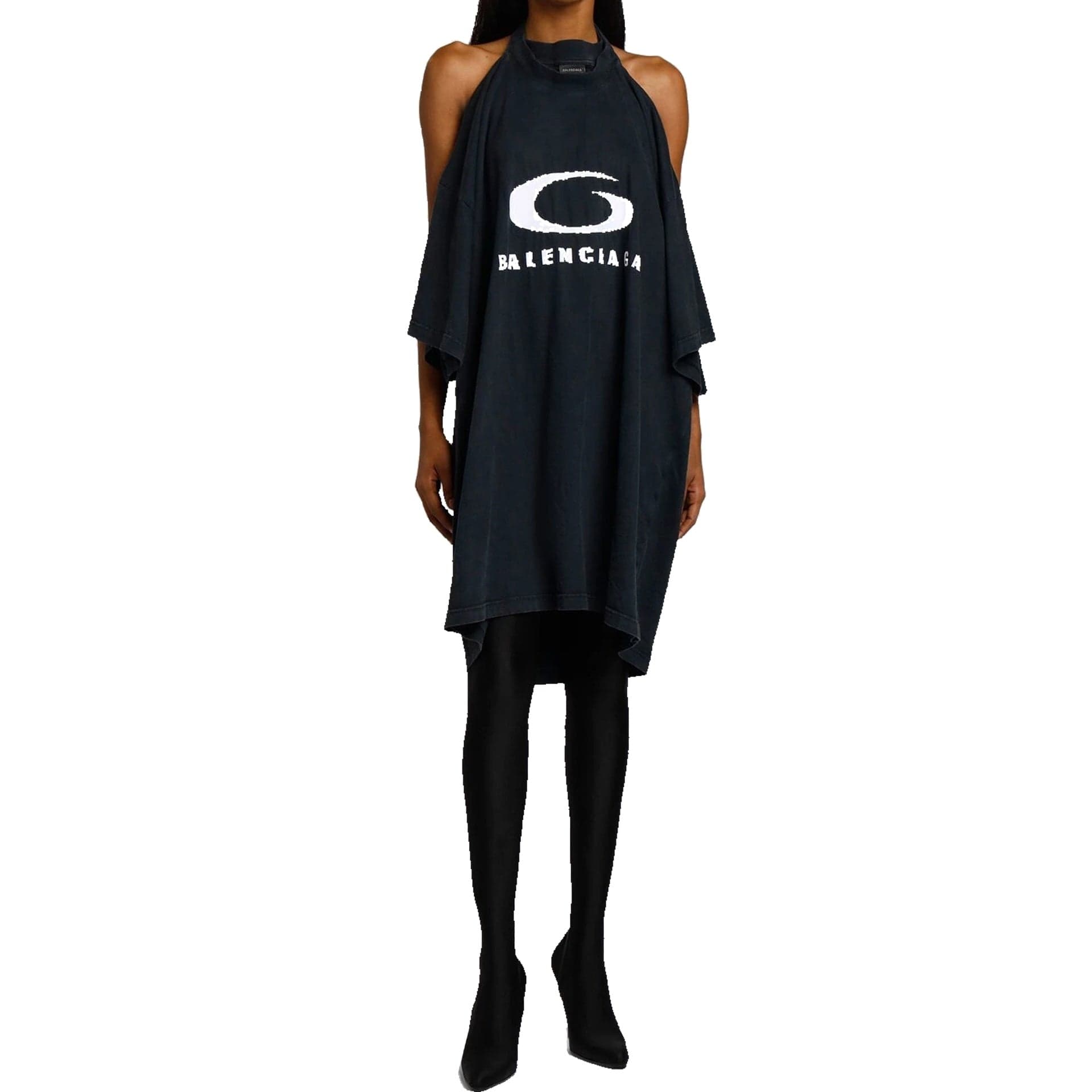 Balenciaga Icon Print T-Shirt Dress - alternate view
