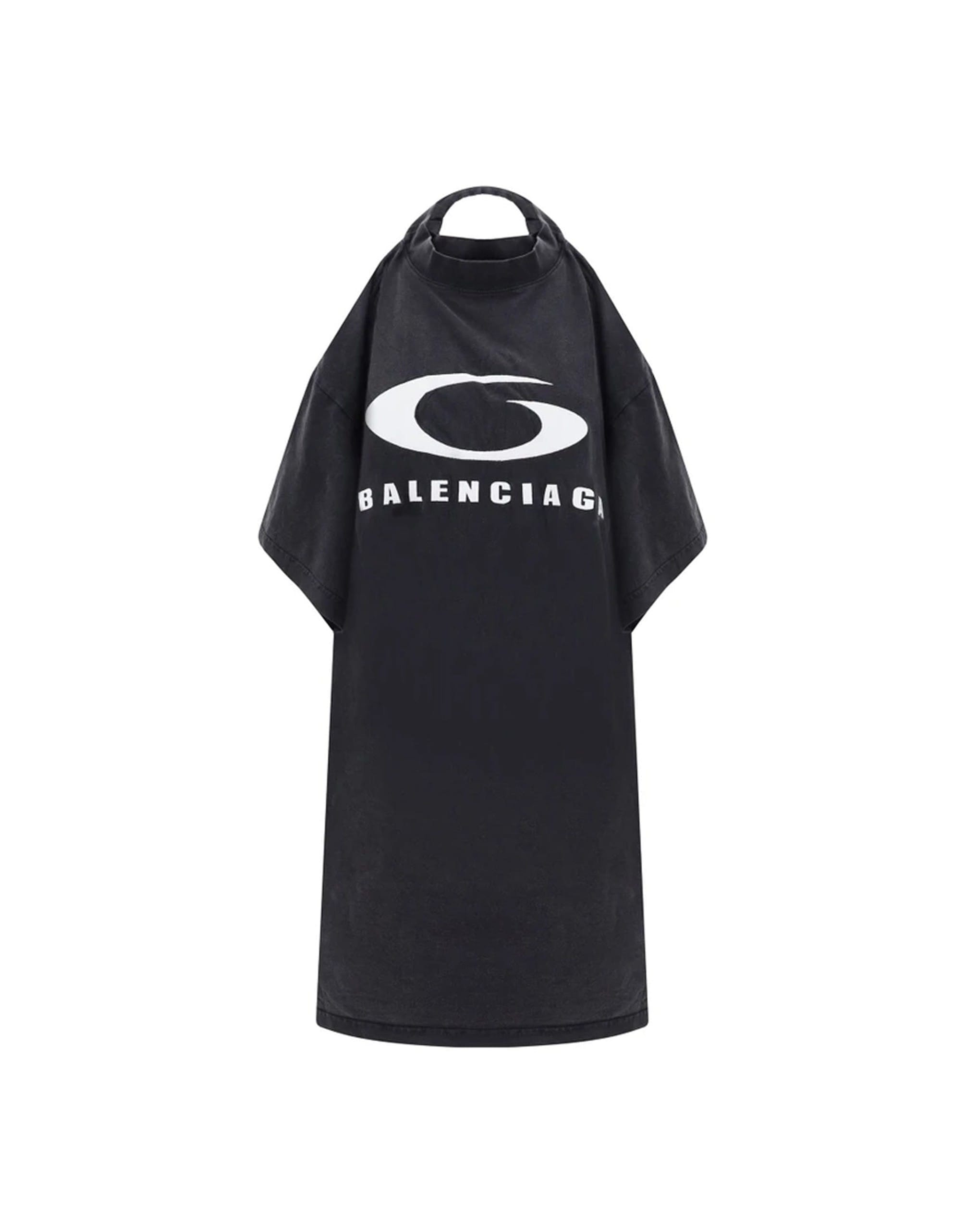 Balenciaga Icon Print T-Shirt Dress