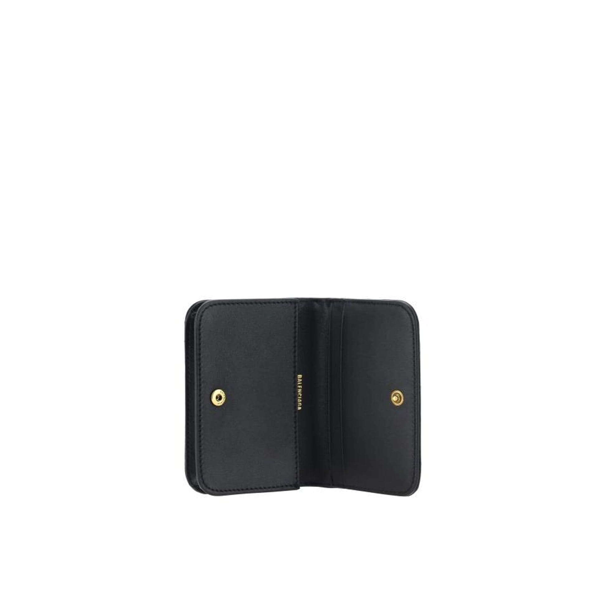 Balenciaga Leather Bb Wallet Card Holder