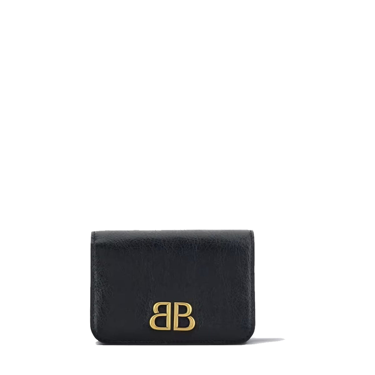 Balenciaga Leather Bb Wallet Card Holder | Sendegaro