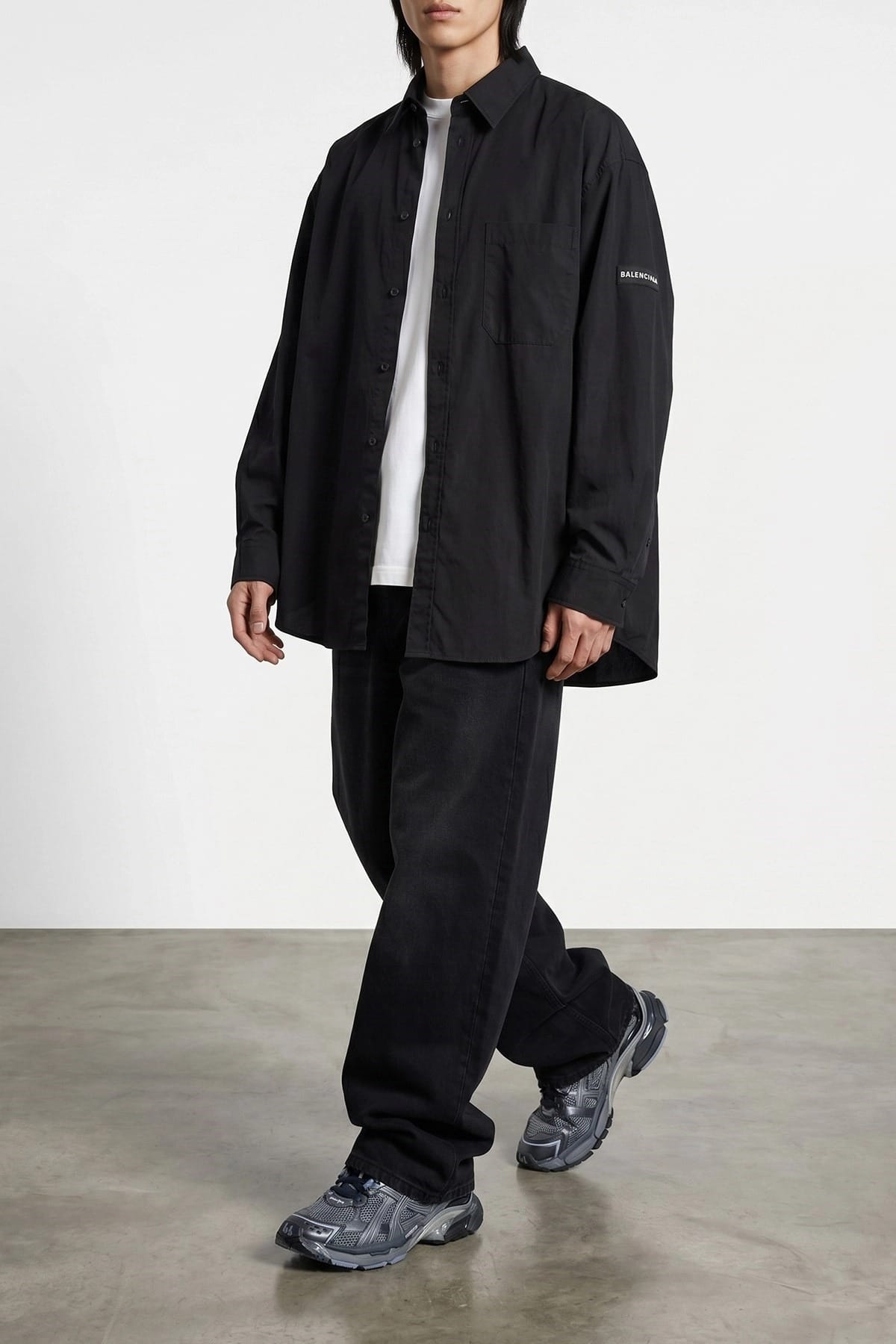 Balenciaga Logo Patch Shirt - alternate view