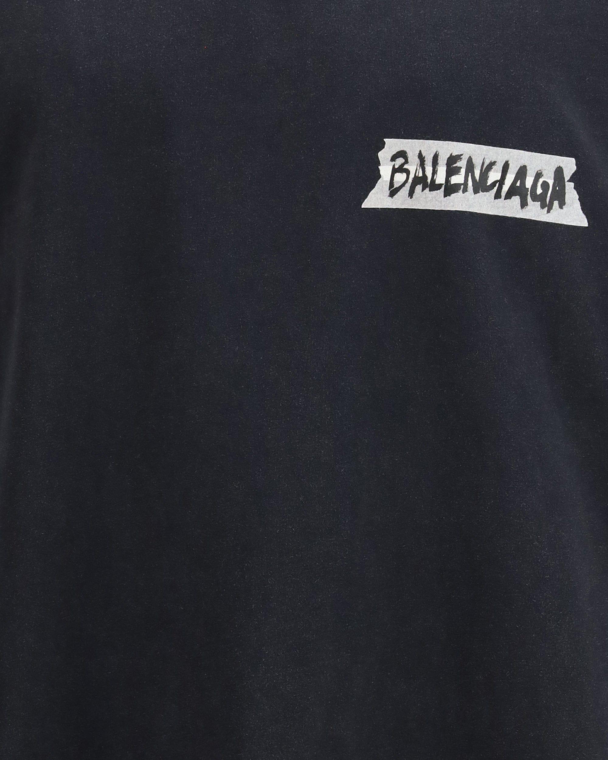 Balenciaga Long-Sleeve Masking Tape T-Shirt