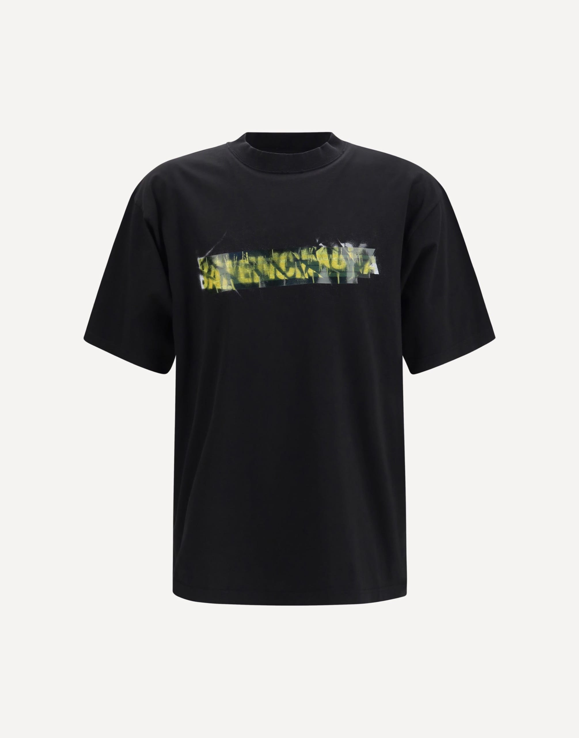 Balenciaga Messy Spray T-Shirt In Cotton