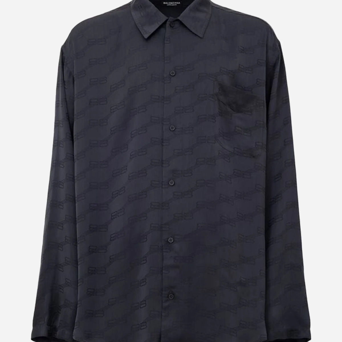 balenciaga men's dress shirt Balenciaga Padded Shirt - Black