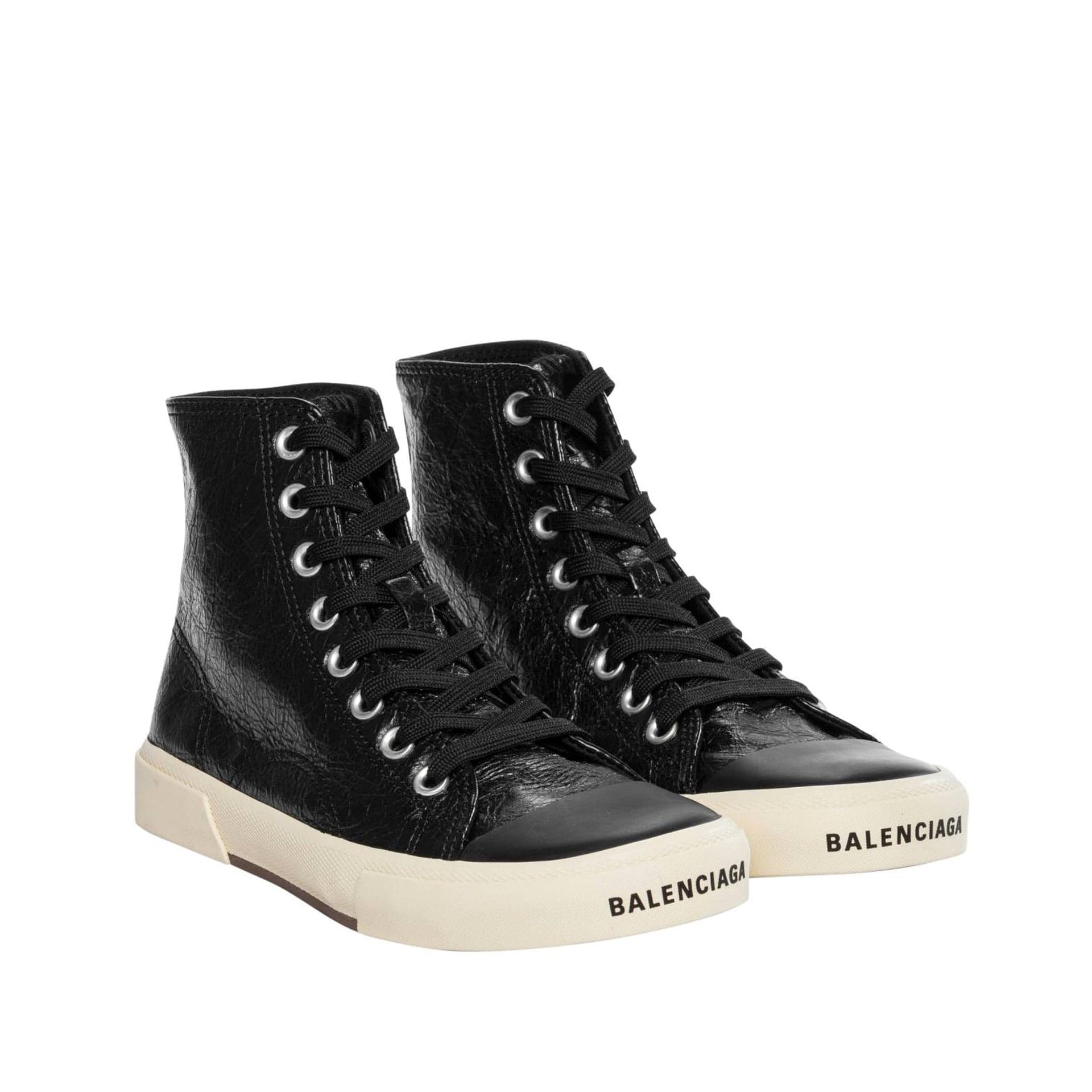 Balenciaga Pariser Leder-Sneakers - alternate view