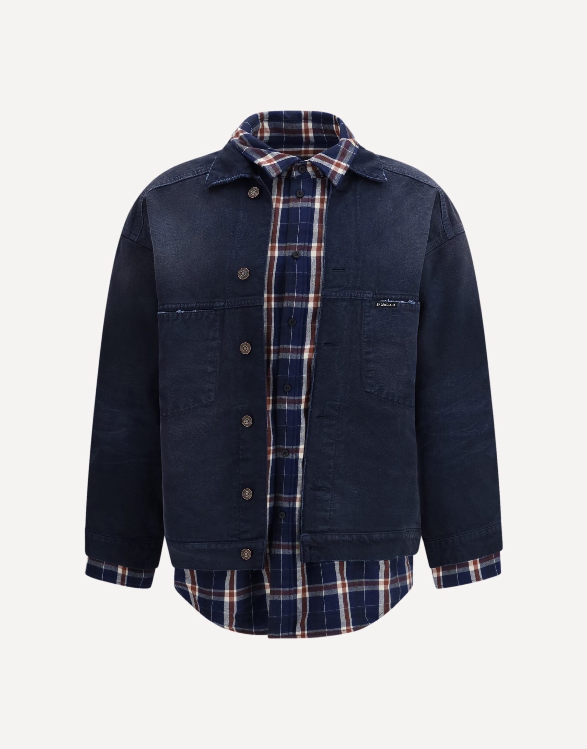 Balenciaga Patched Shirt Jacket