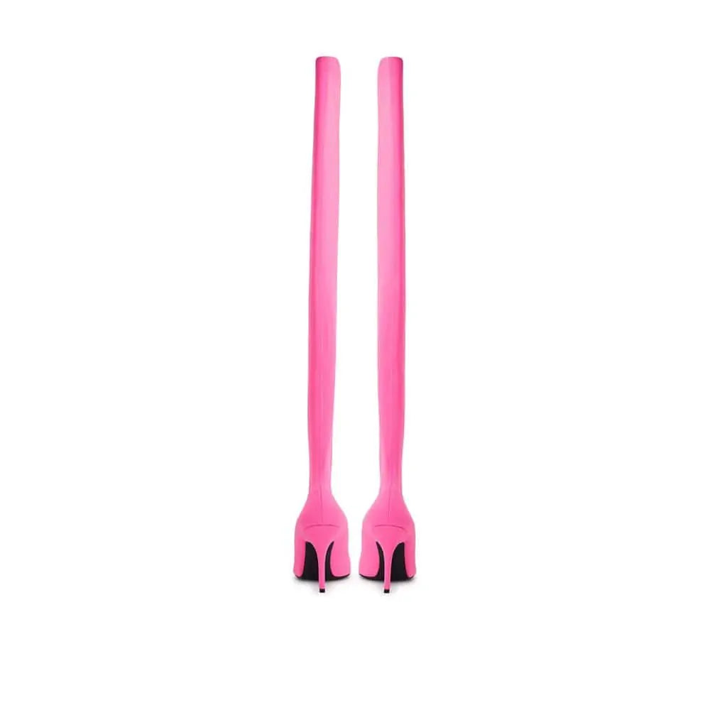 Balenciaga Balenciaga Pointed Toe High Heel Knee-High Boots