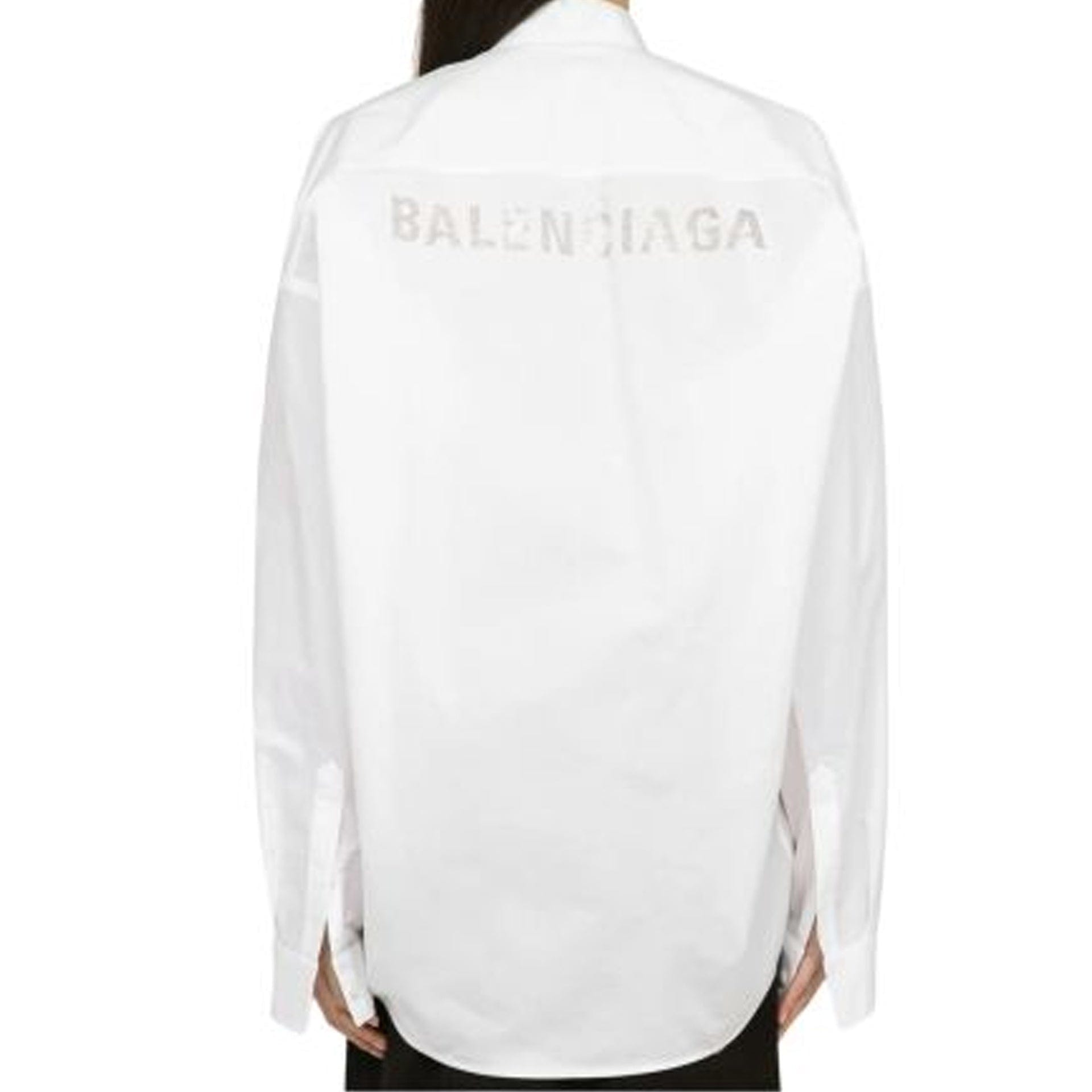Balenciaga Poplin Oversize Long Sleeved Shirt