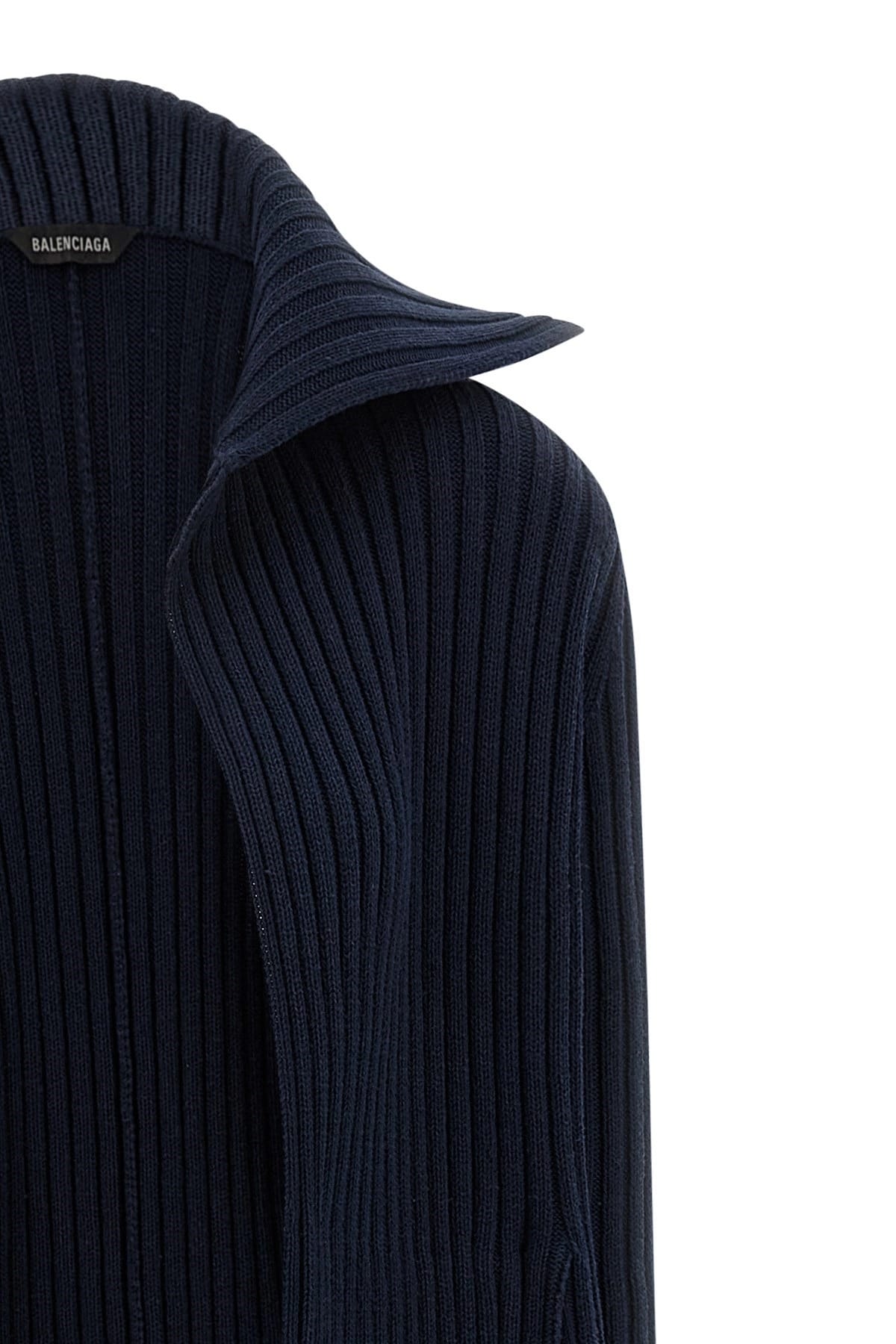 Balenciaga Balenciaga Ribbed Maxi Cardigan