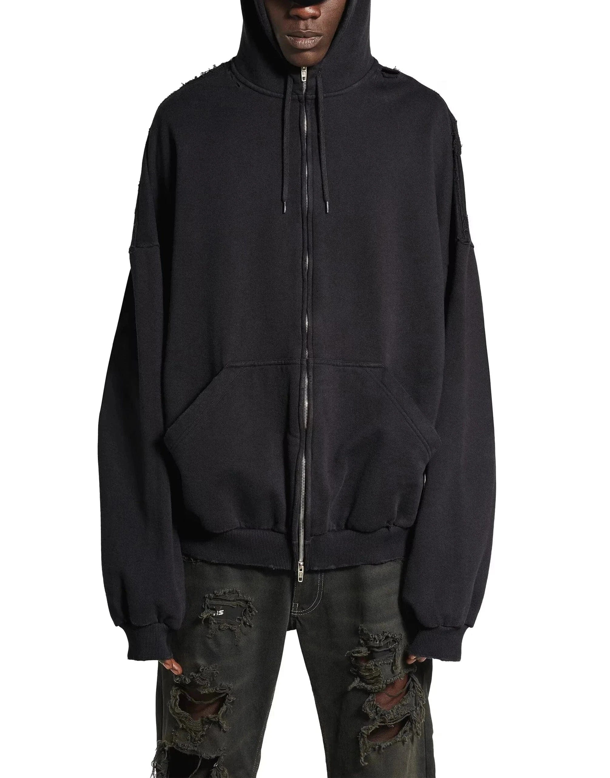 Balenciaga Security Tape Logo Large Zip-up Hoodie | Sendegaro BR Balenciaga Security Tape Logo Large Zip-up Hoodie | Sendegaro BR