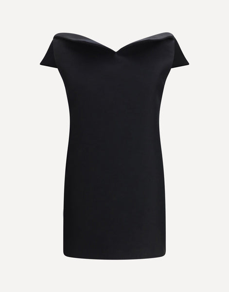 balenciaga black silk dress Balenciaga Midi Dress