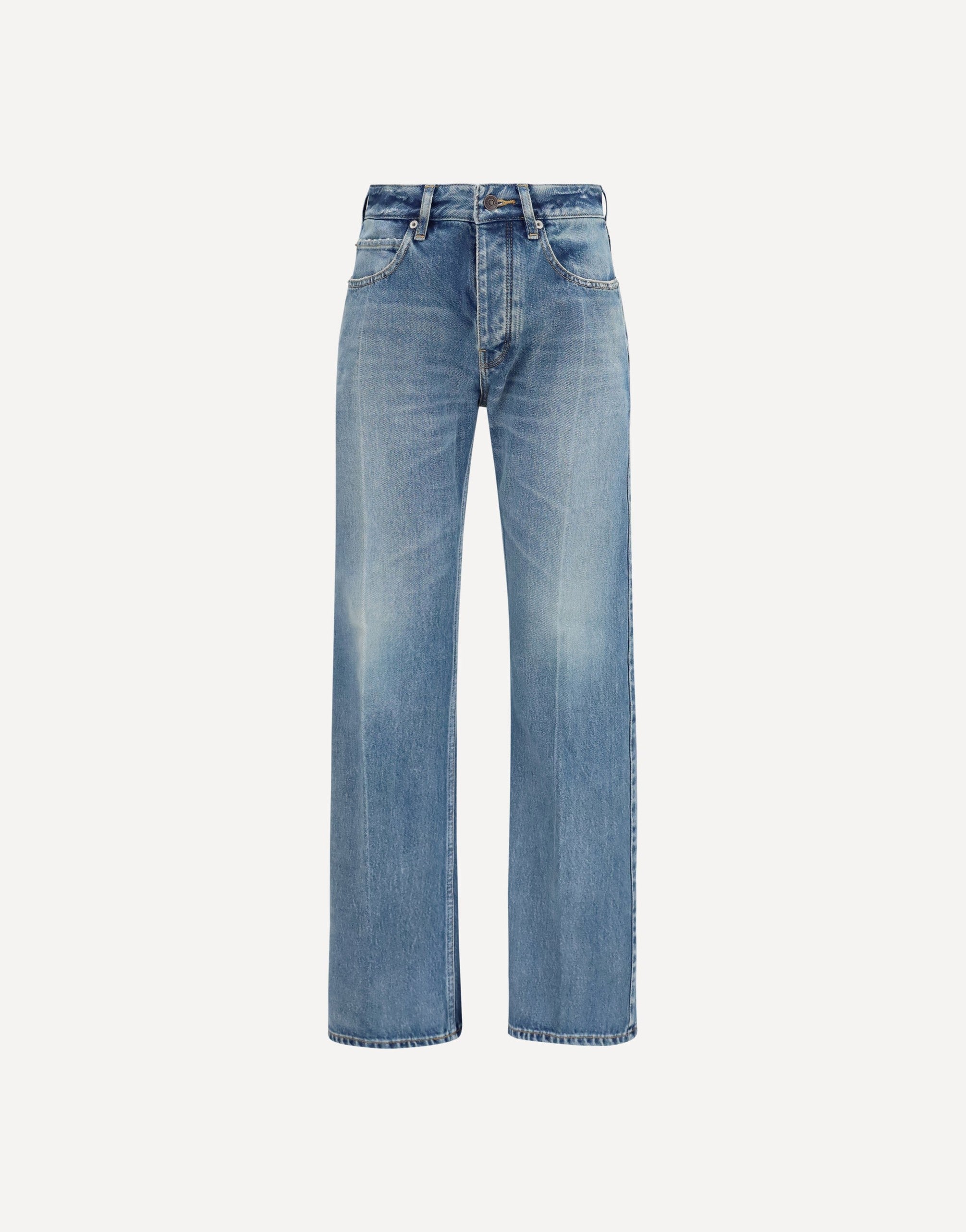 Balenciaga Straight-Leg Denim Jeans