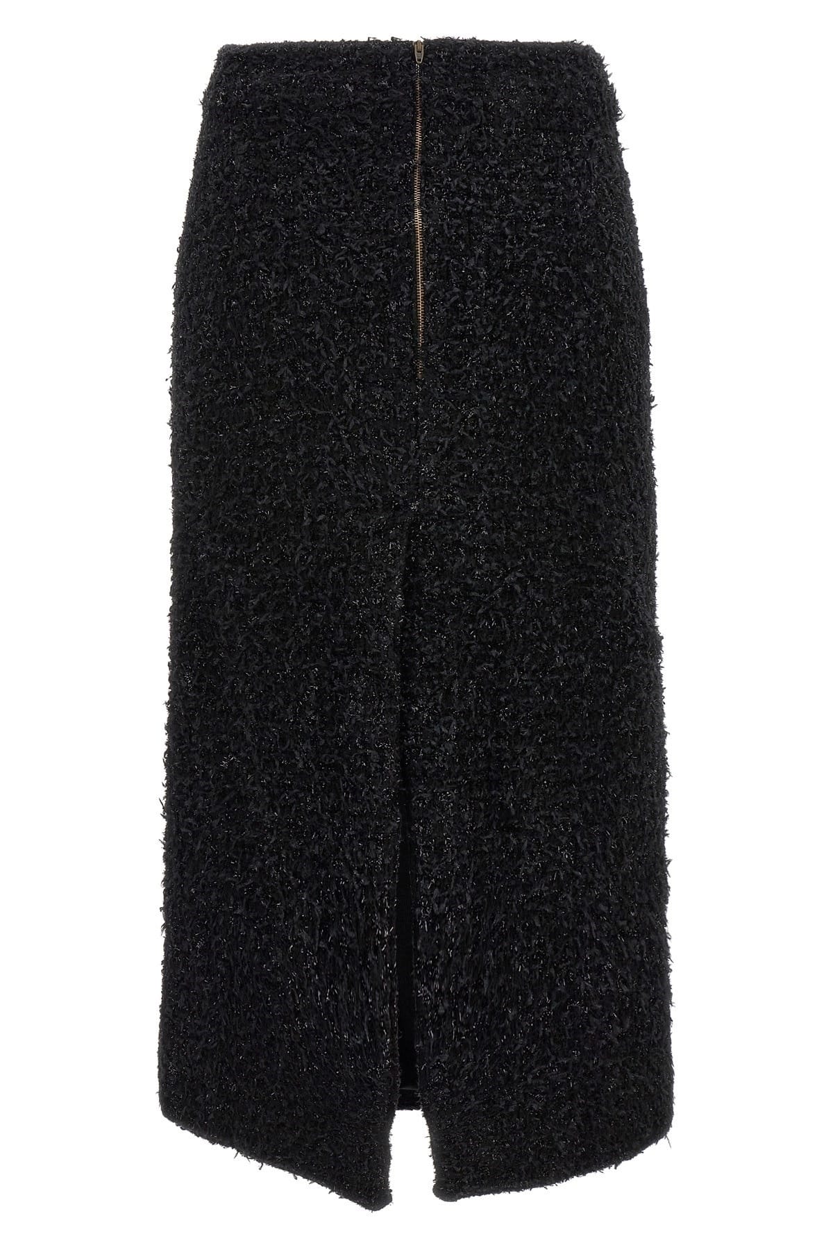 Balenciaga Balenciaga Tweed Midi Skirt