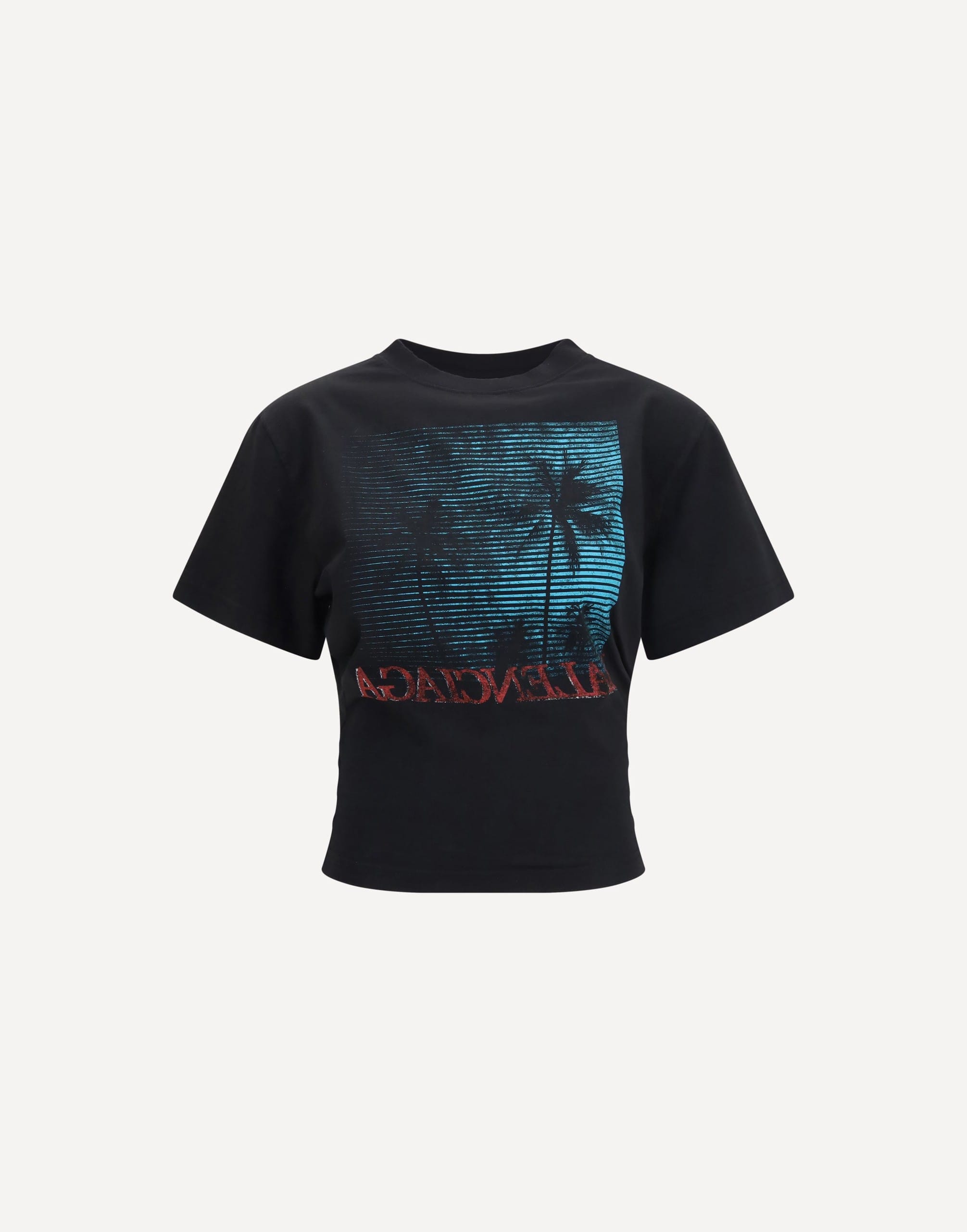 Balenciaga Balenciaga Vintage Holiday Cropped T-Shirt