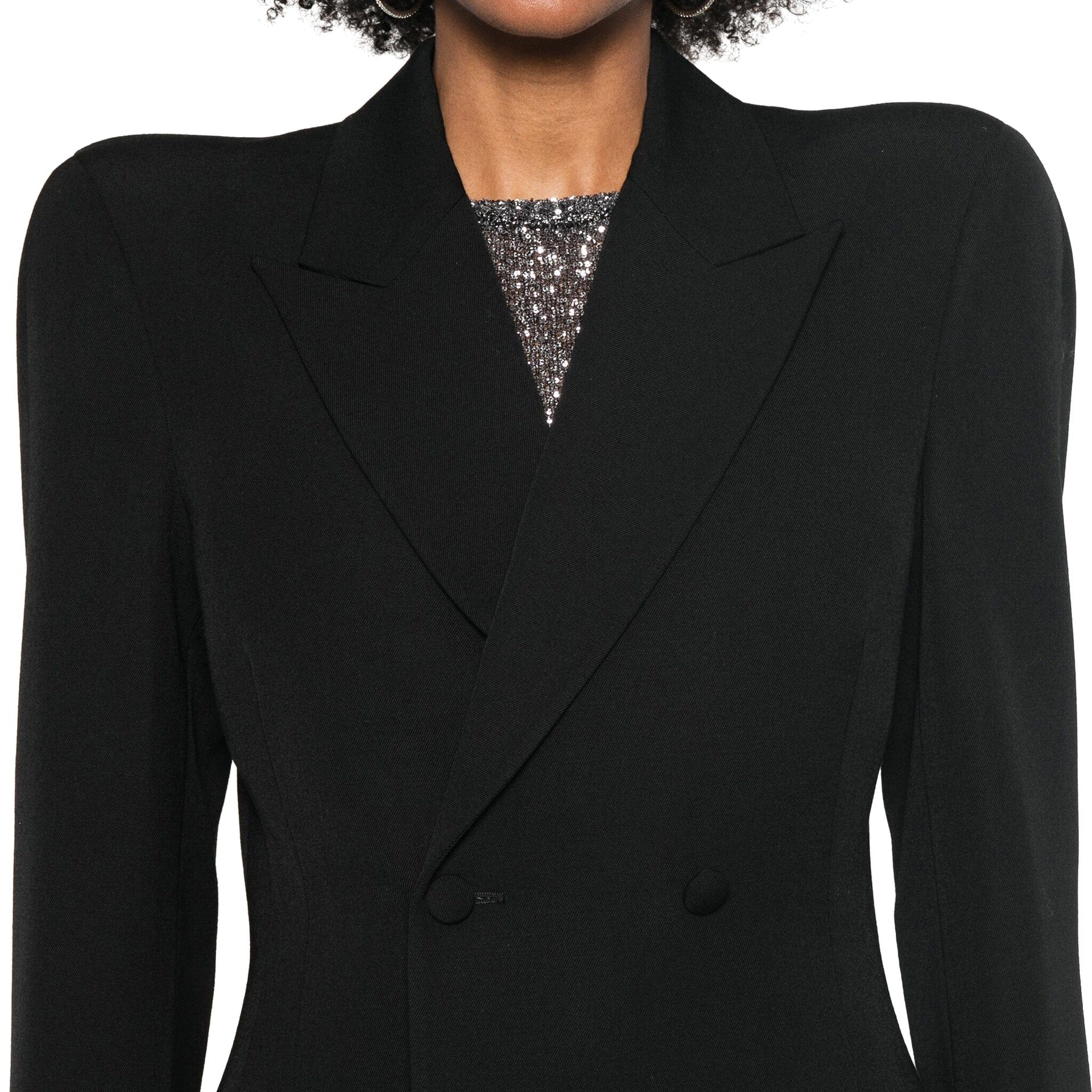 Balenciaga Wool Blazer With Satin Lining