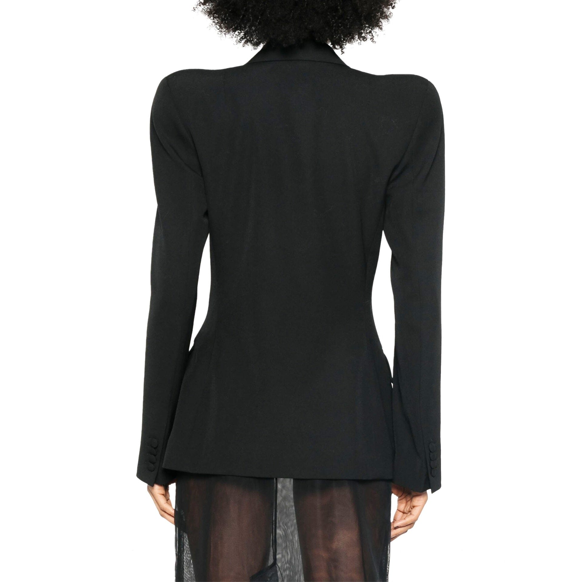 Balenciaga Wool Blazer With Satin Lining