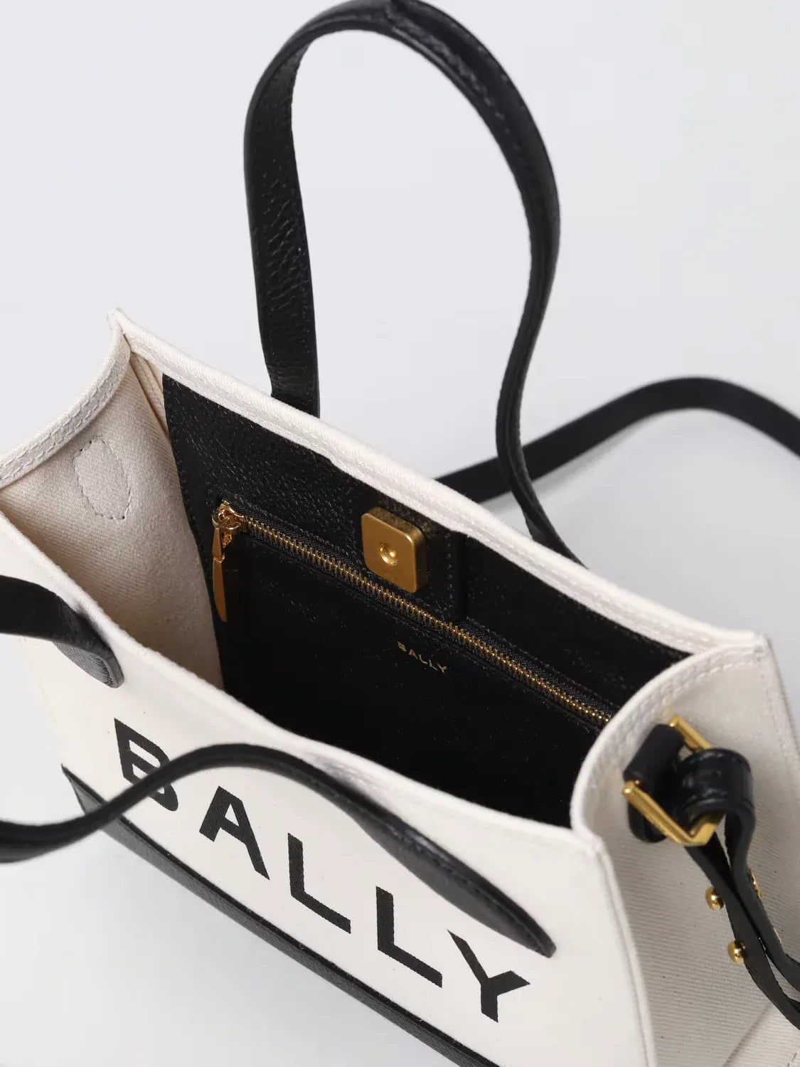 Bally Chic Contrast Mini Tote Bag
