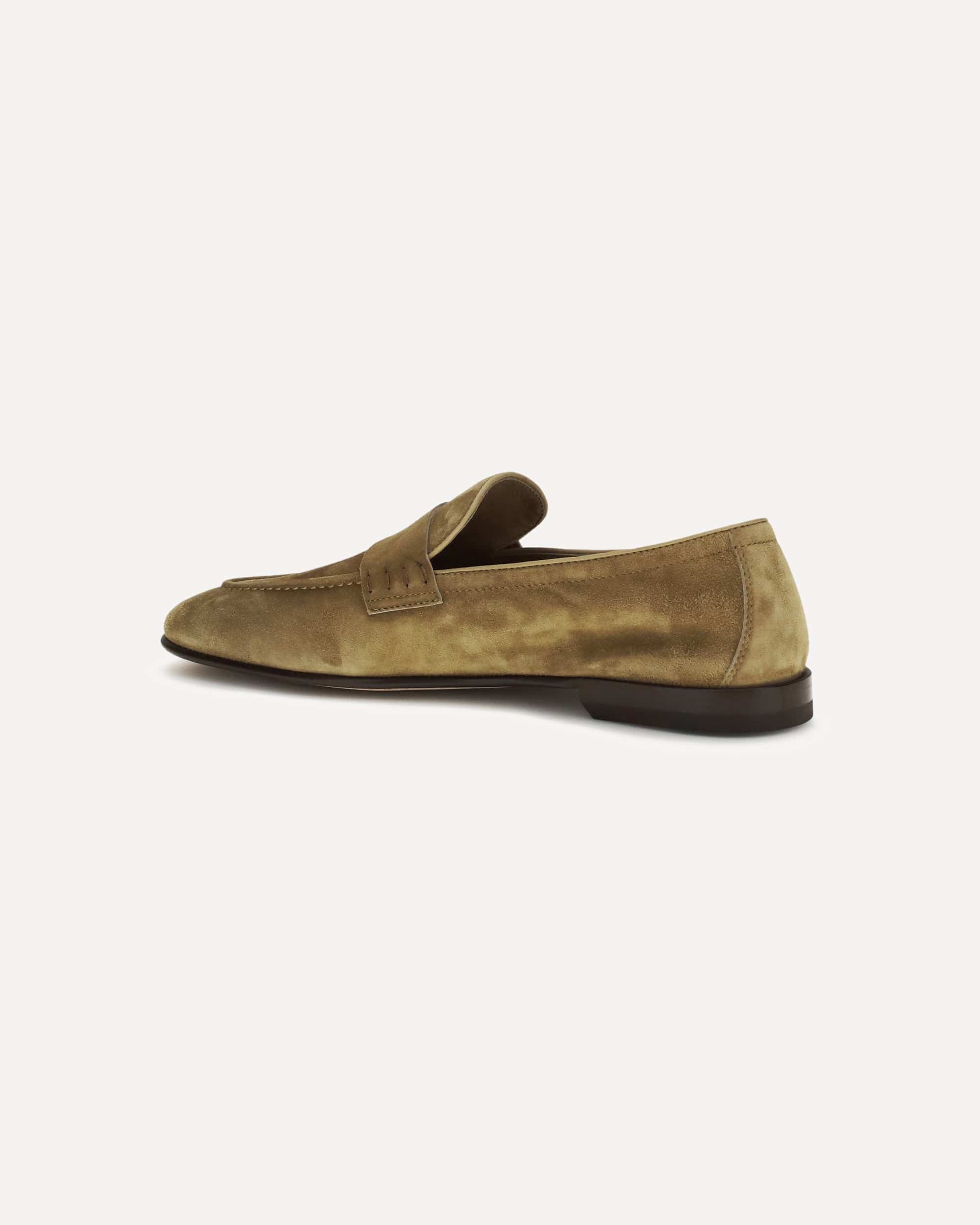 Bally Logo Suede Loafers