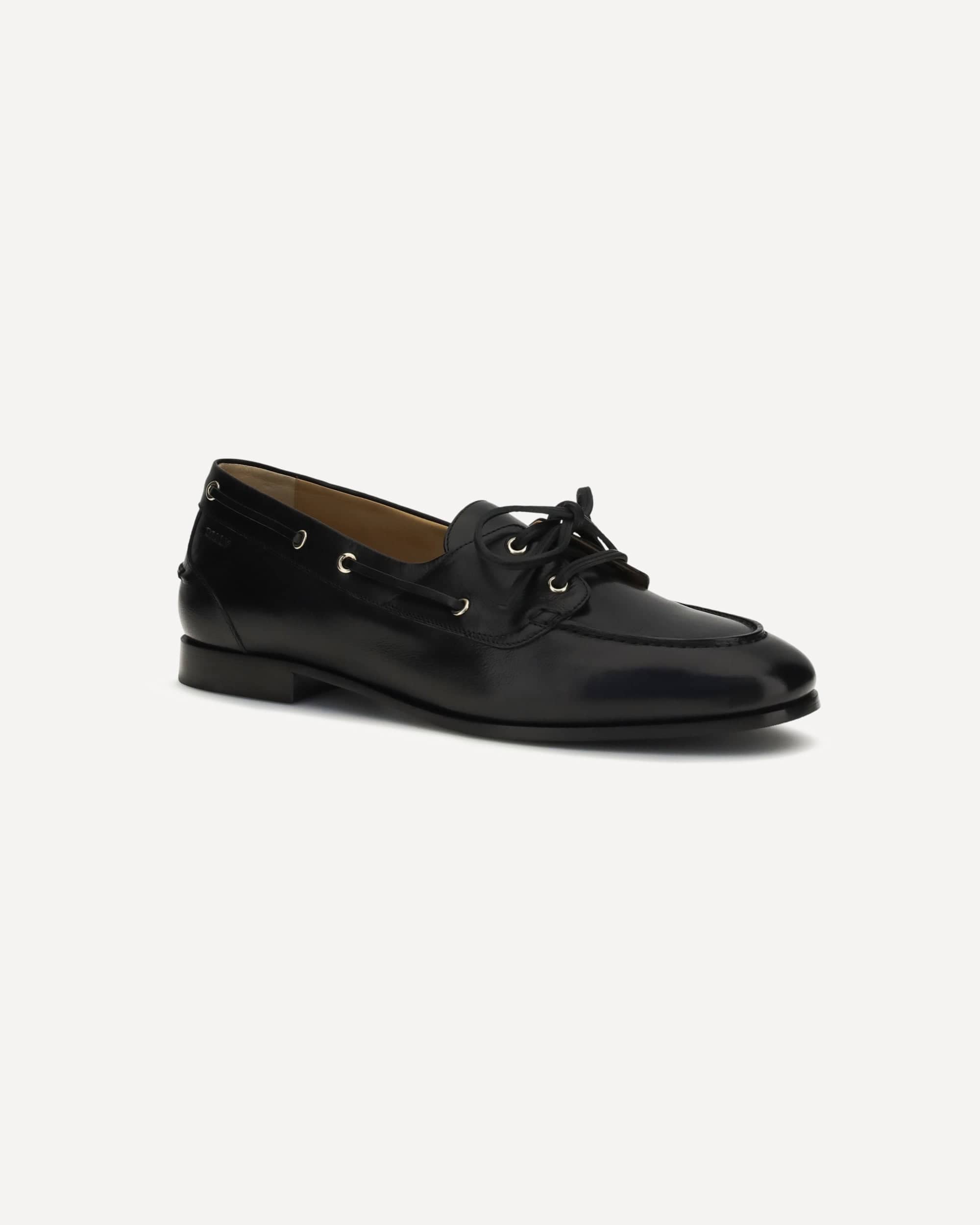 Bally Plume Leather Loafers