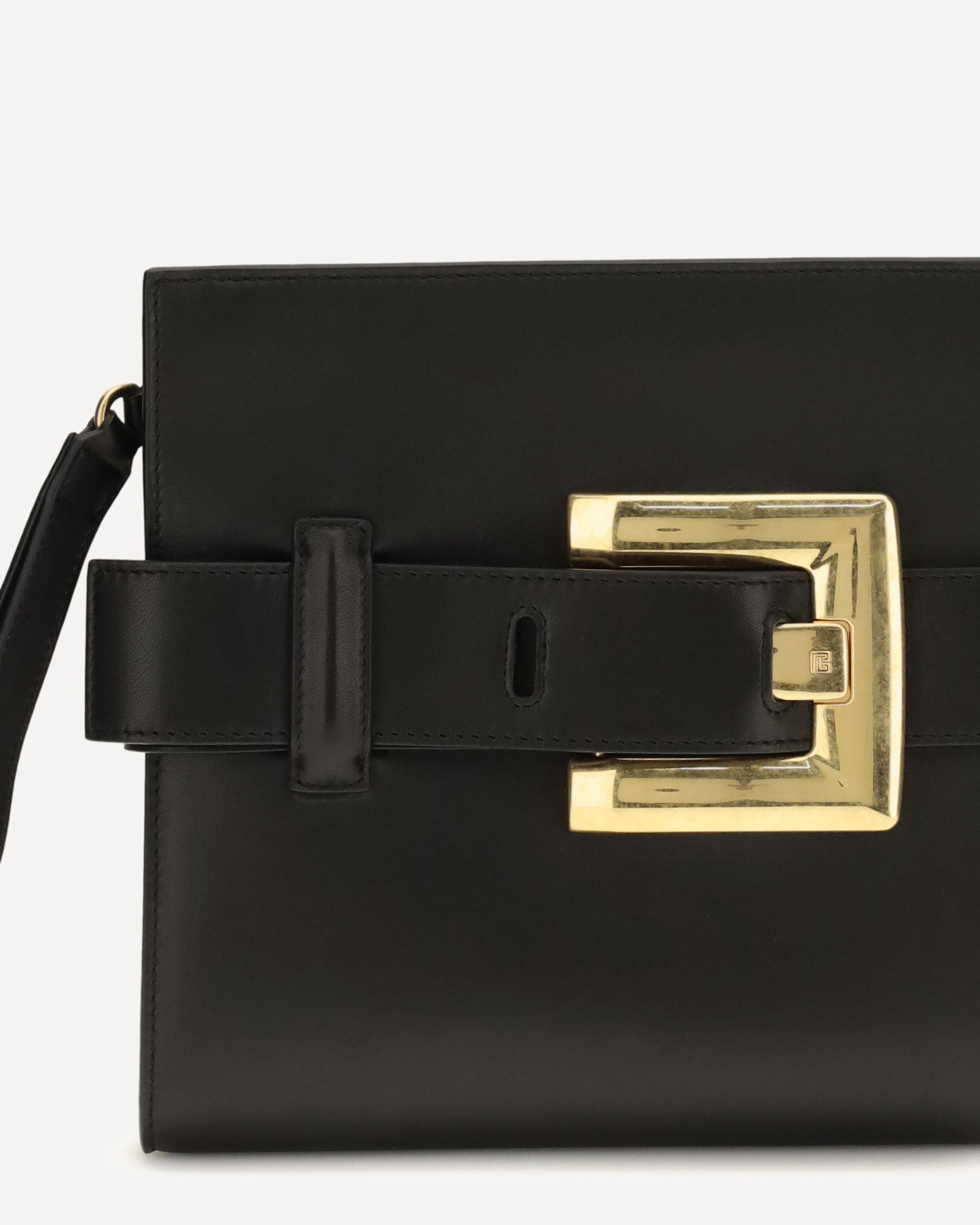 Balmain Balmain Anthem Leather Clutch