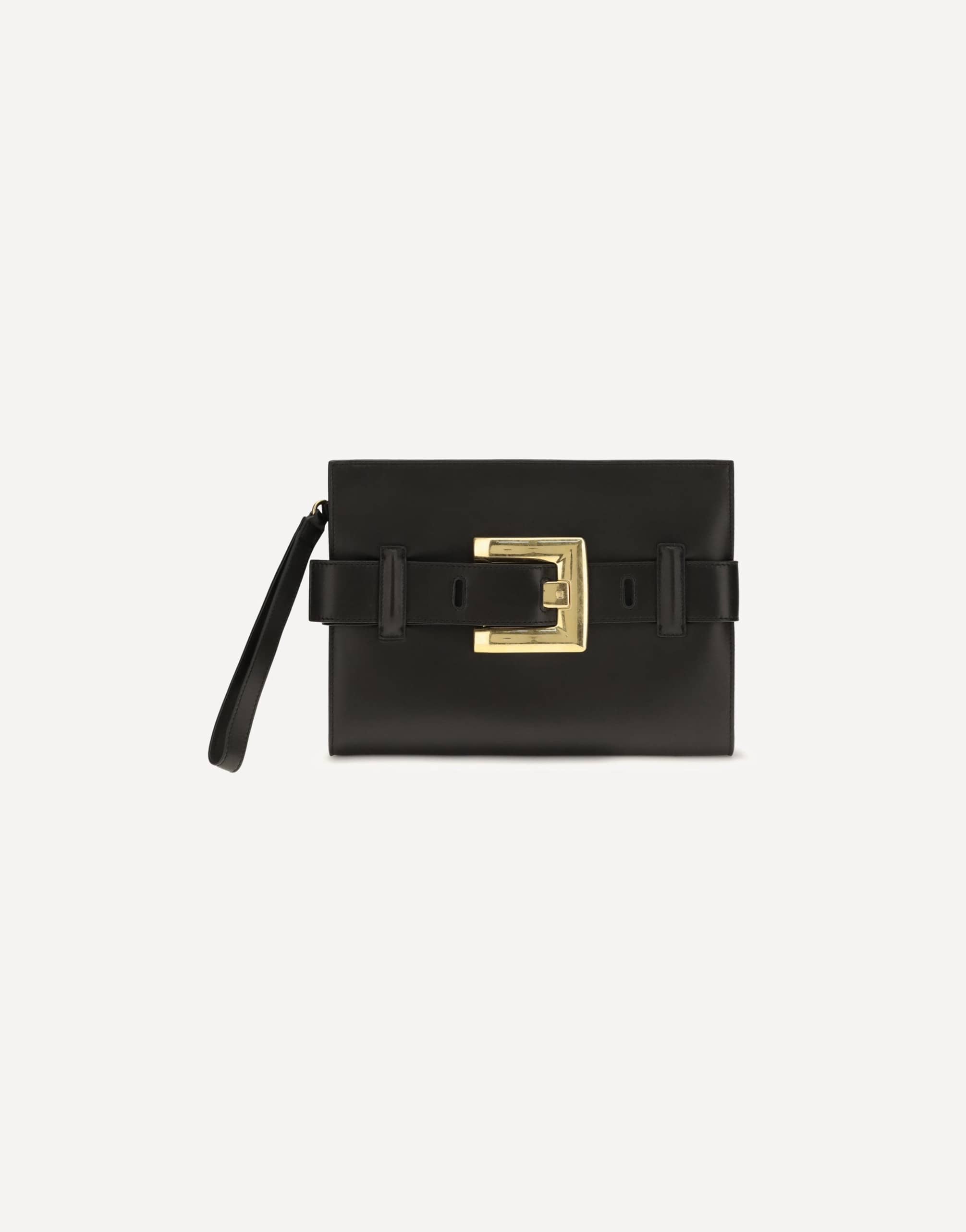 Balmain Balmain Anthem Leather Clutch