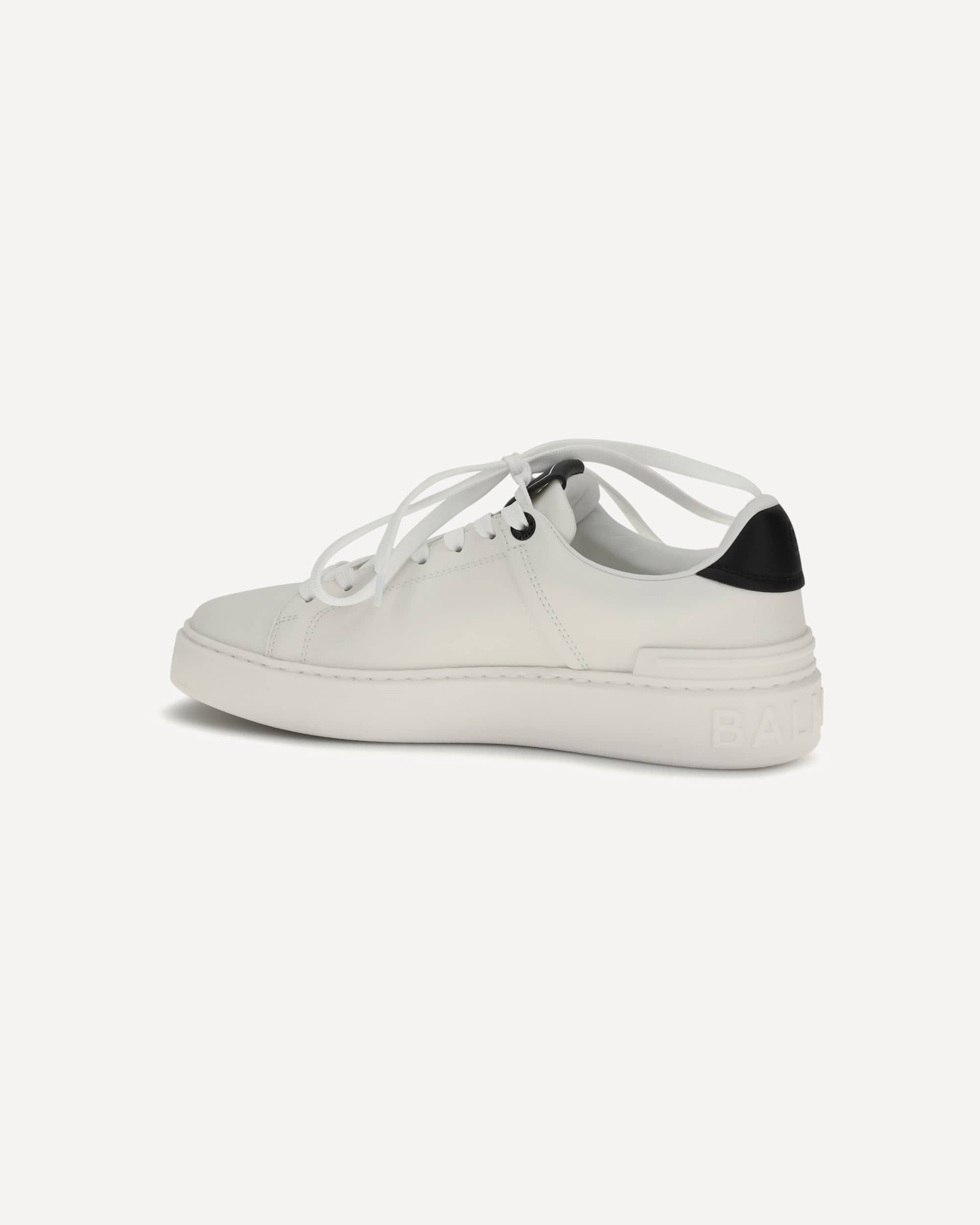 Balmain Balmain B-Court Calfskin Leather Sneakers