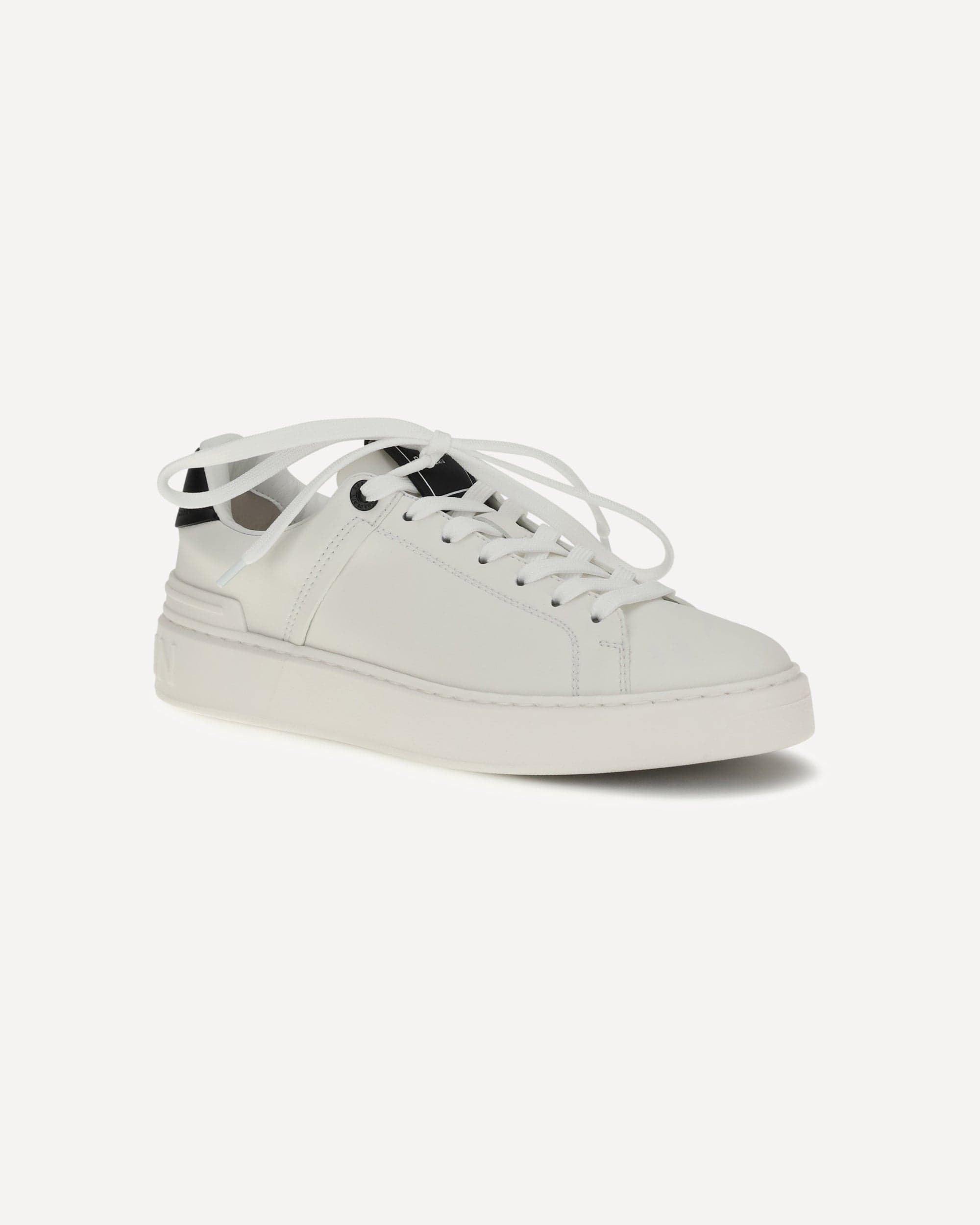 Balmain Balmain B-Court Calfskin Leather Sneakers